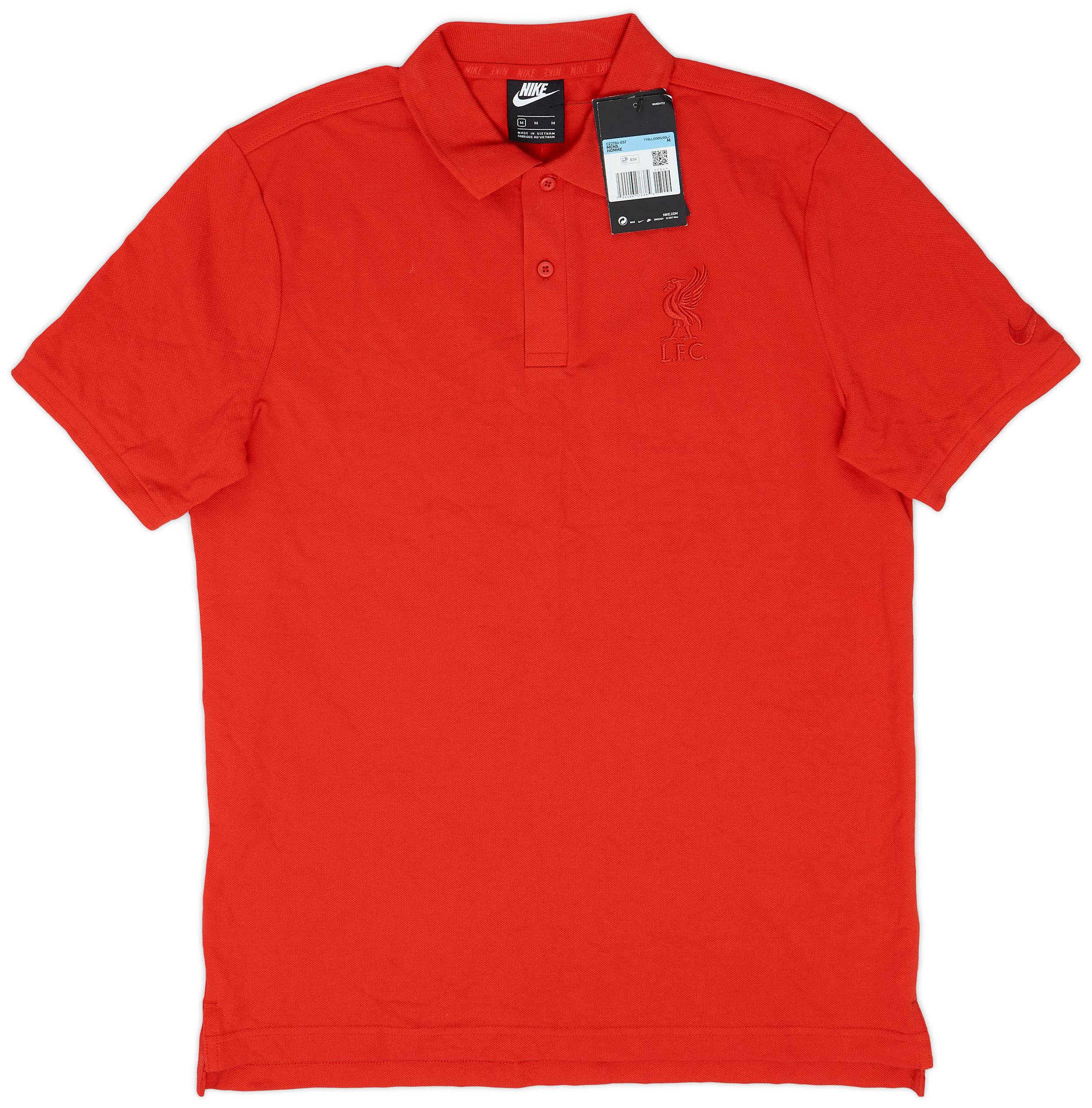 liverpool red nike polo mens