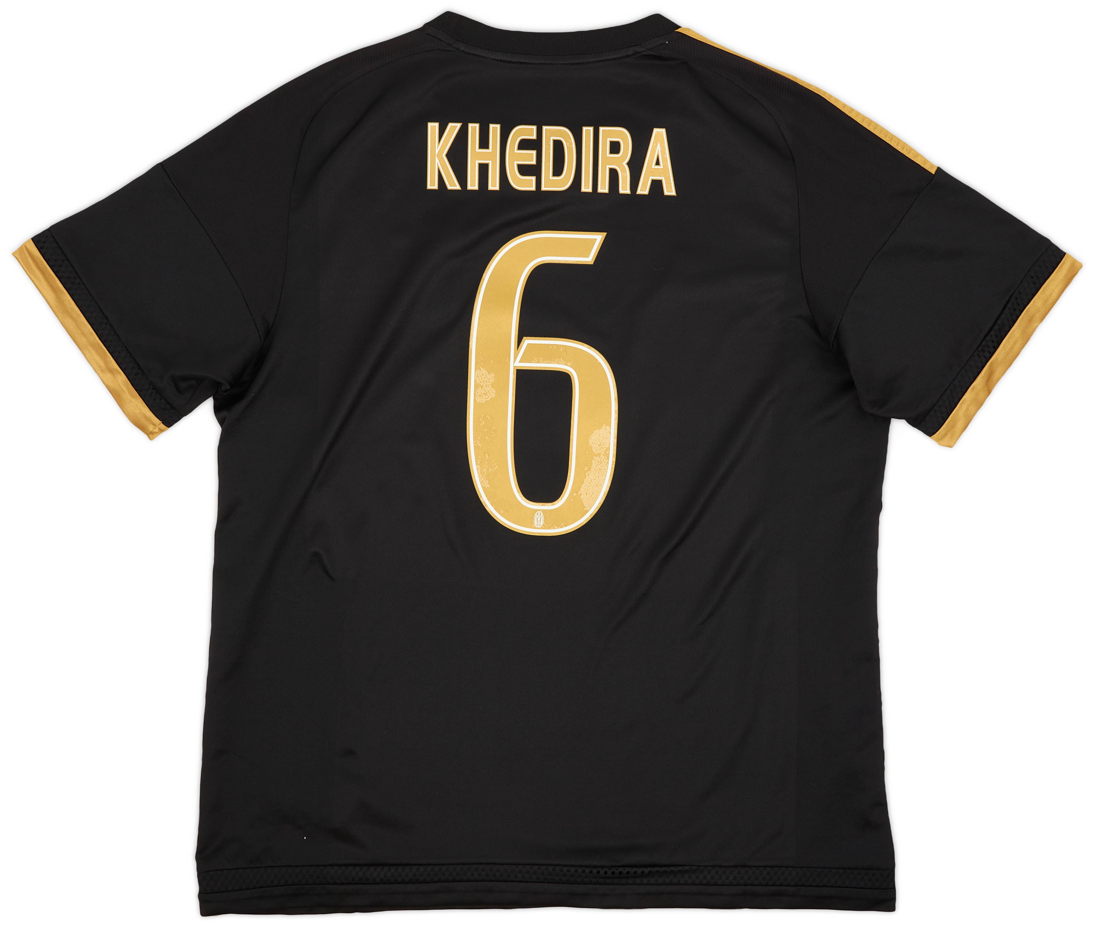 2015-16 Juventus Third Shirt Khedira #6 - 6/10 - (XL)