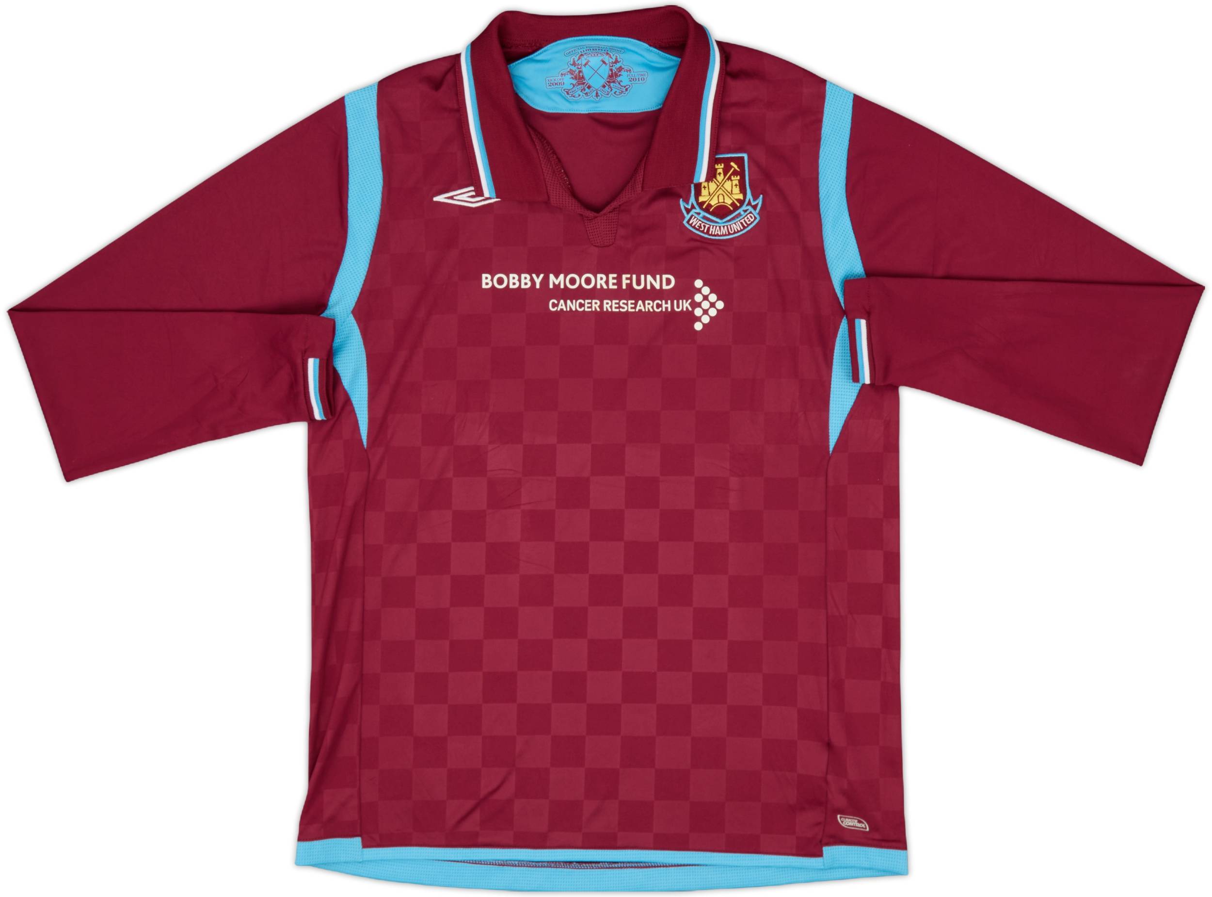 WEST HAM UNITED 2009 2010 Home Football Shirt Soccer Jersey