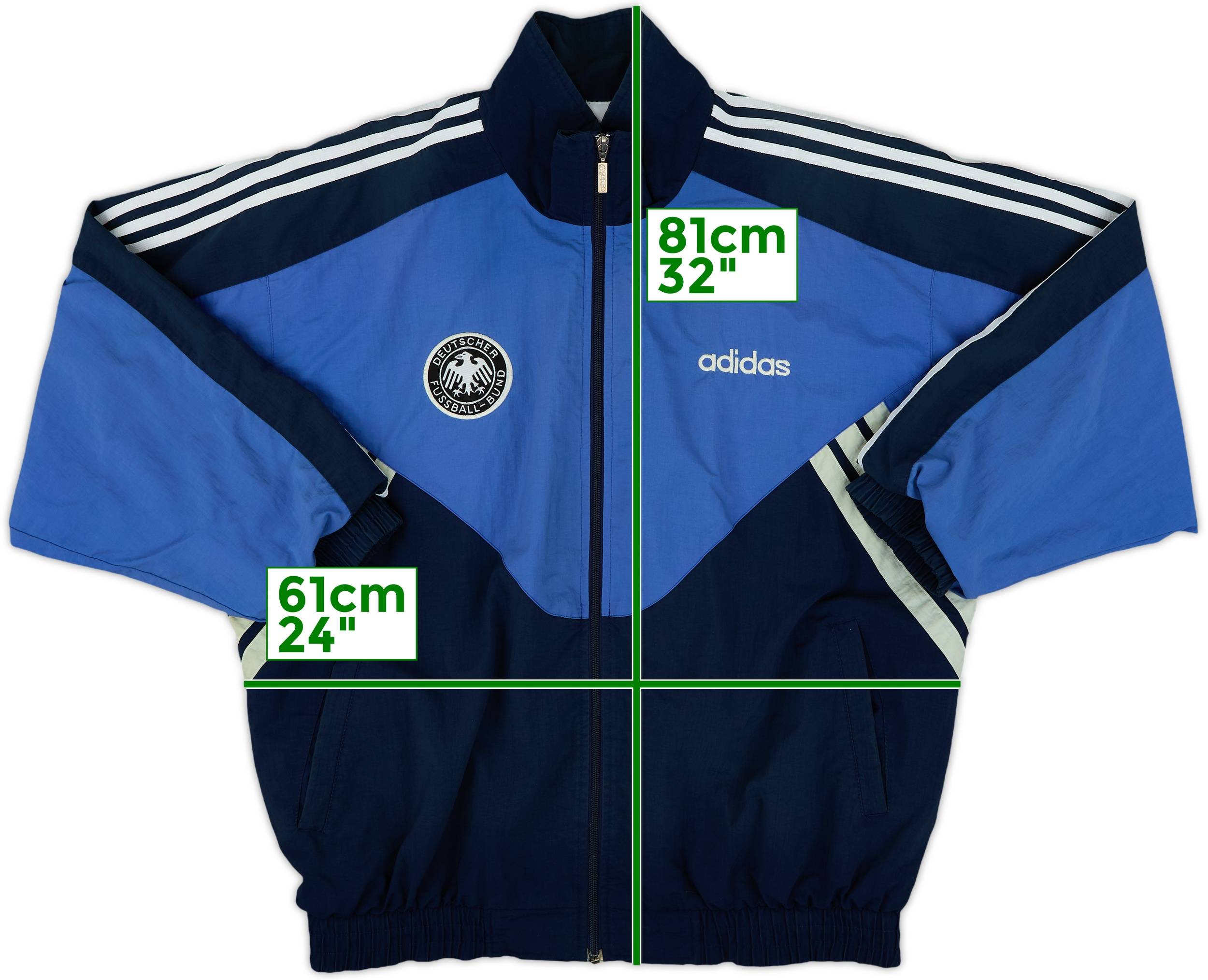 1990s adidas Template Track Jacket (Germany) - 6/10 - (4XL)