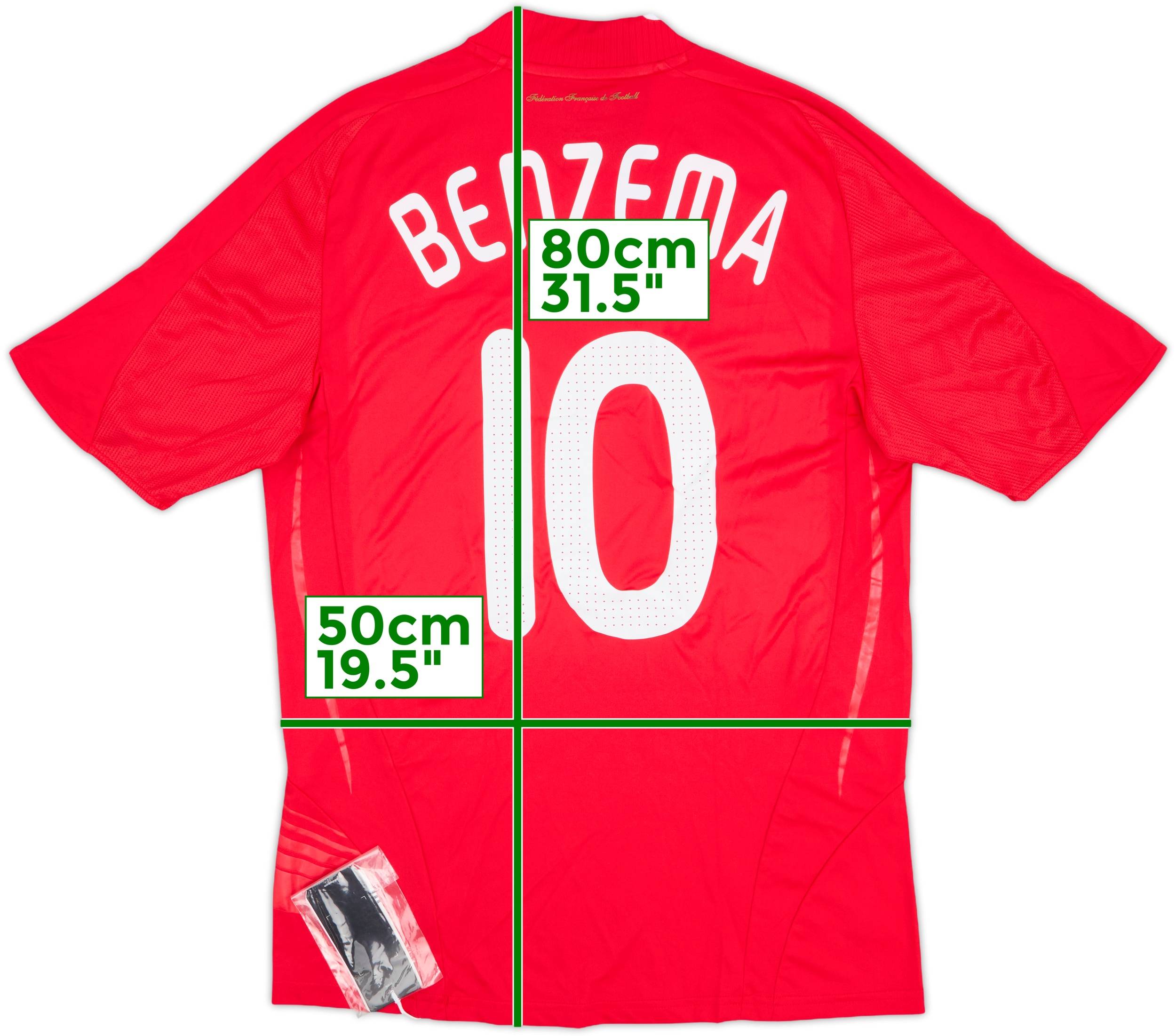 2007-08 France Away Shirt Benzema #10 (M)