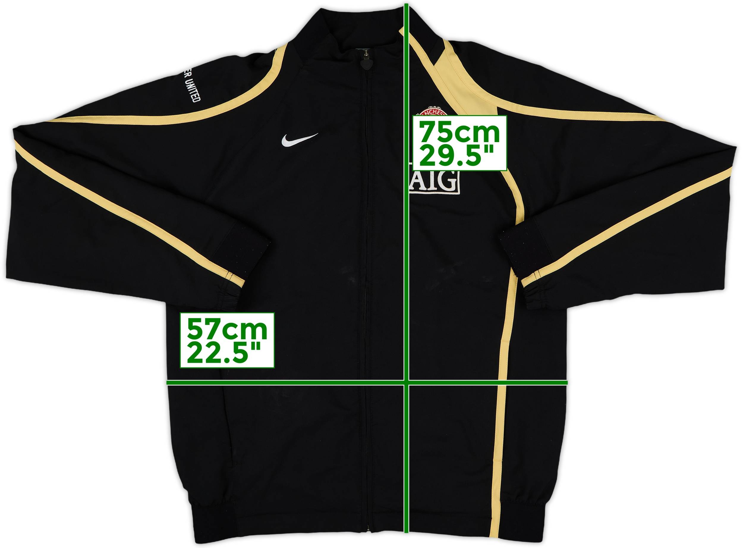2007-08 Manchester United Nike Track Jacket - 6/10 - (L)