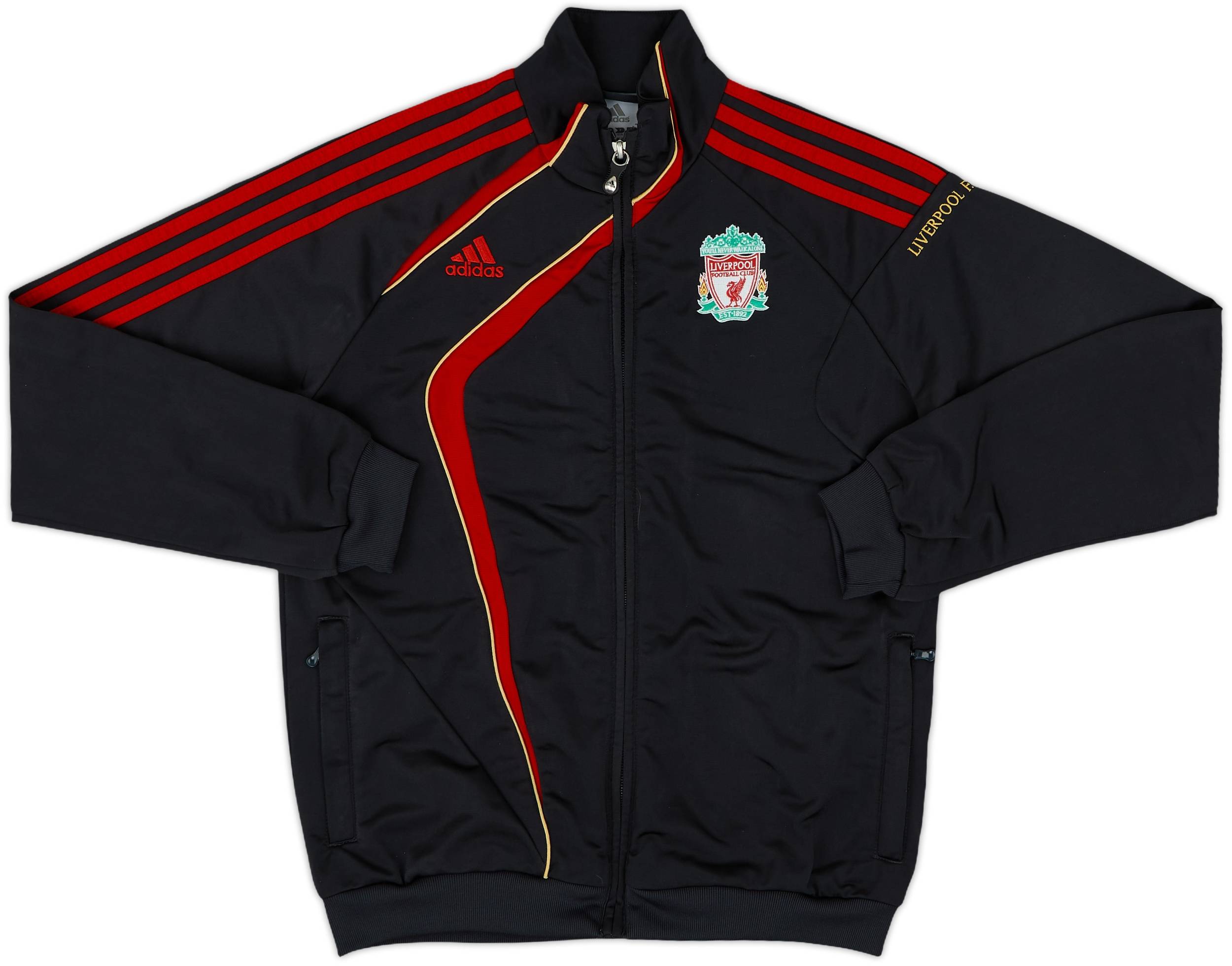 2009-10 Liverpool adidas Track Jacket - 9/10 - (M.Boys)