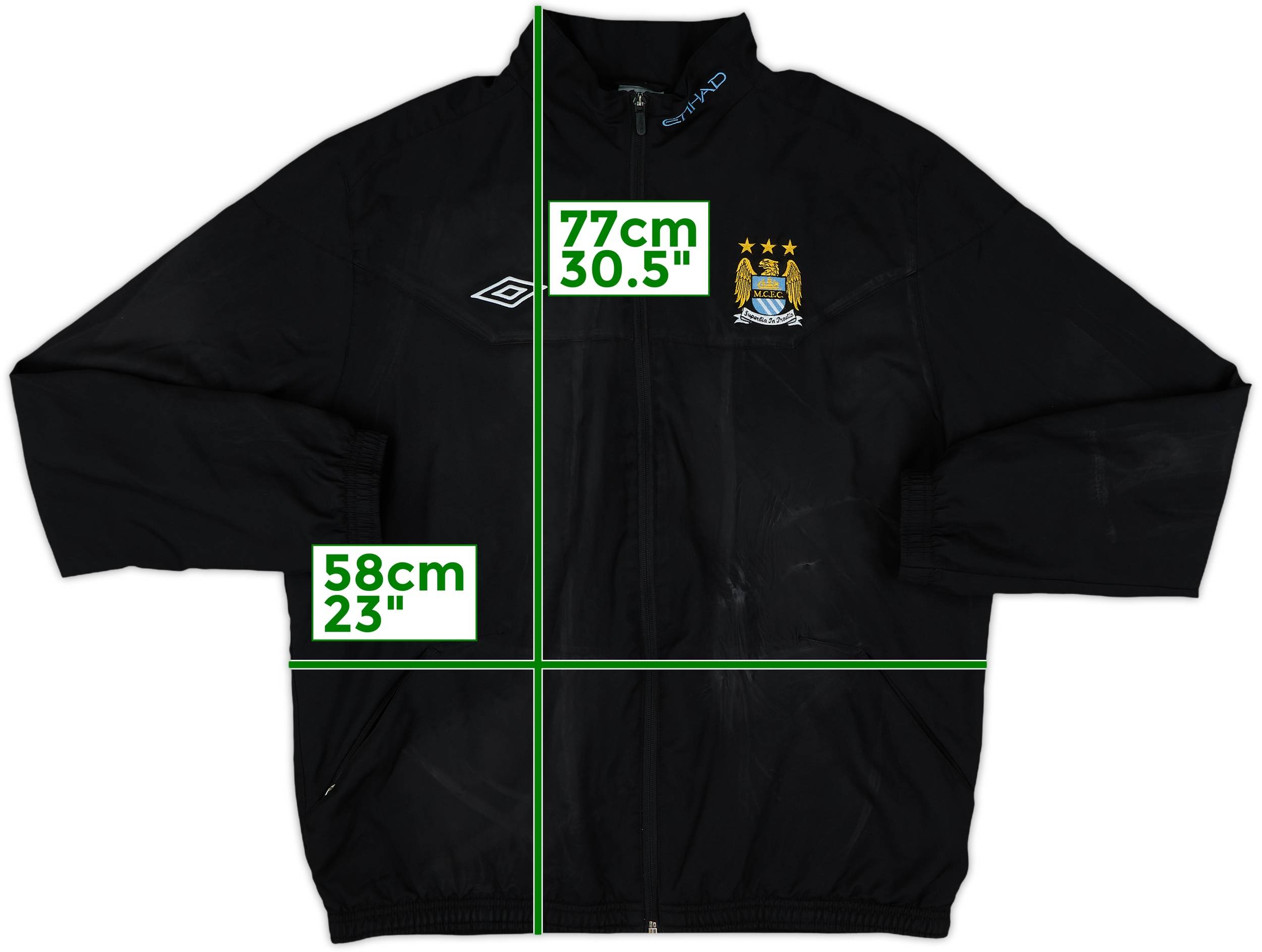 2010-11 Manchester City Umbro Track Jacket - 5/10 - (XL)