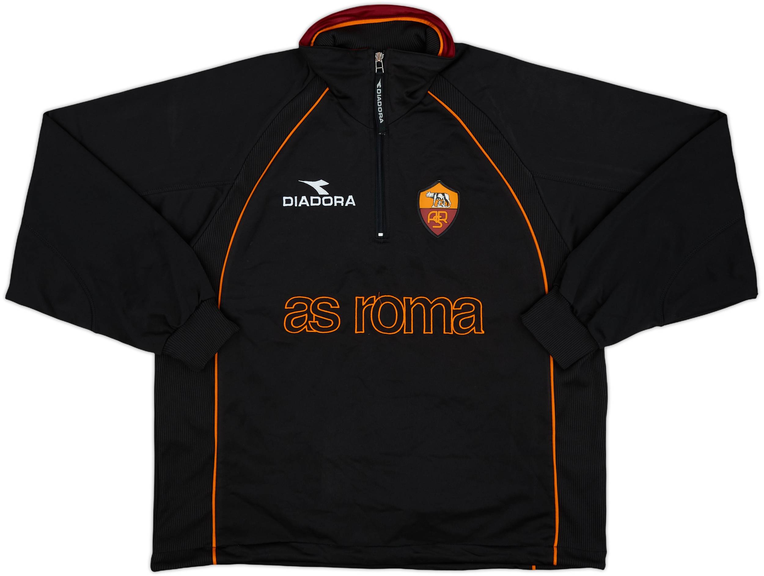 1999-00 Roma Diadora 1/4 Zip Drill Top 8/10 (S)