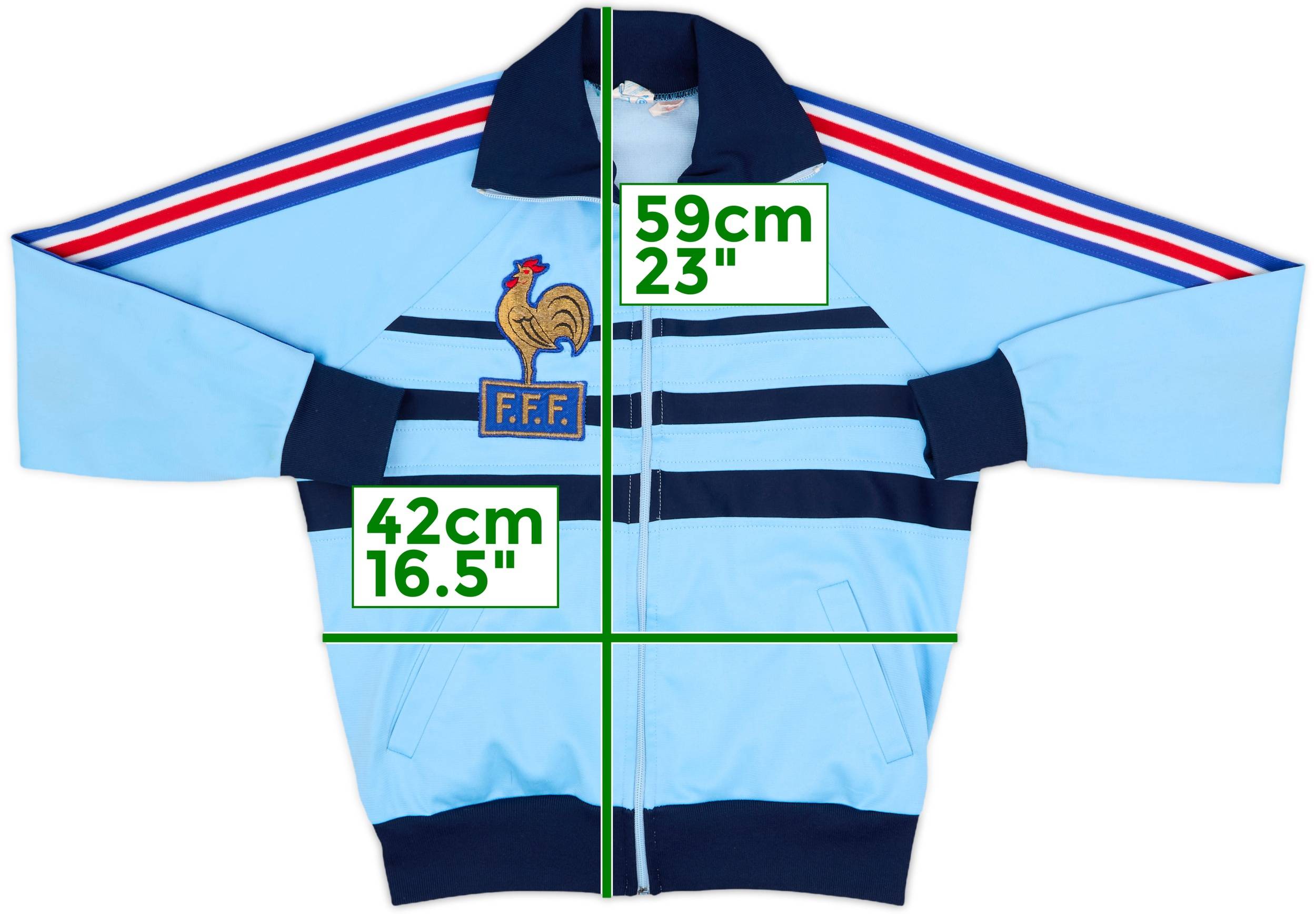 1982-84 France adidas Track Jacket - 8/10 - (L.Boys)