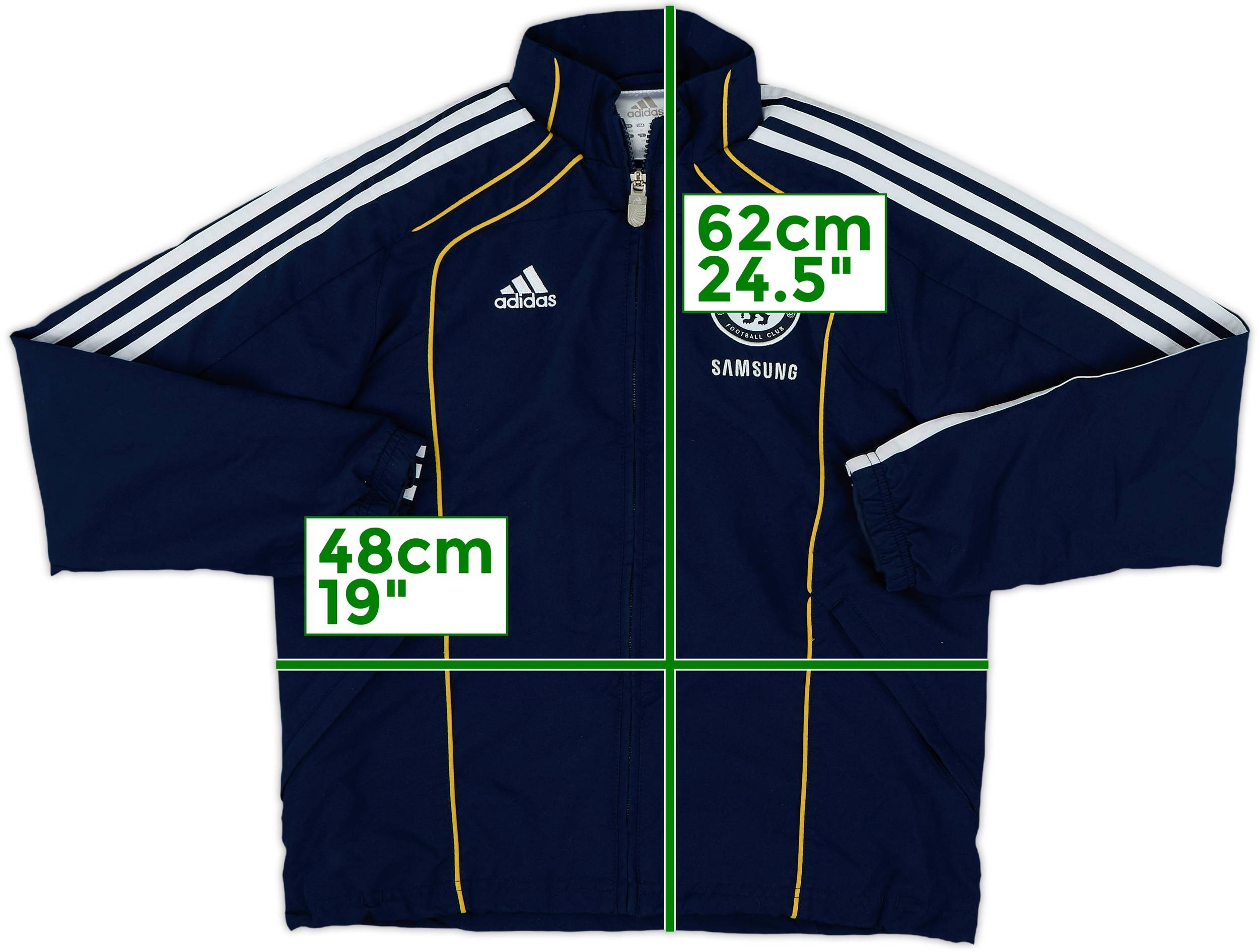 2009-10 Chelsea adidas Track Jacket - 8/10 - (M.Boys)