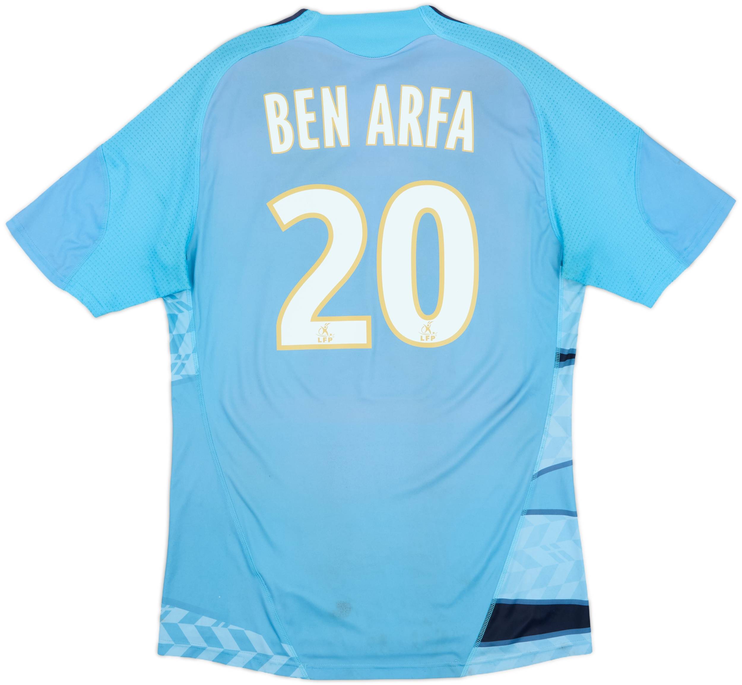 ２００９シーズン　マルセイユ　アウェイ　ベン・アルファ　ユニフォーム 2009-10 Olympique Marseille Away Shirt Ben Arfa #20 - 5/10 - (L)