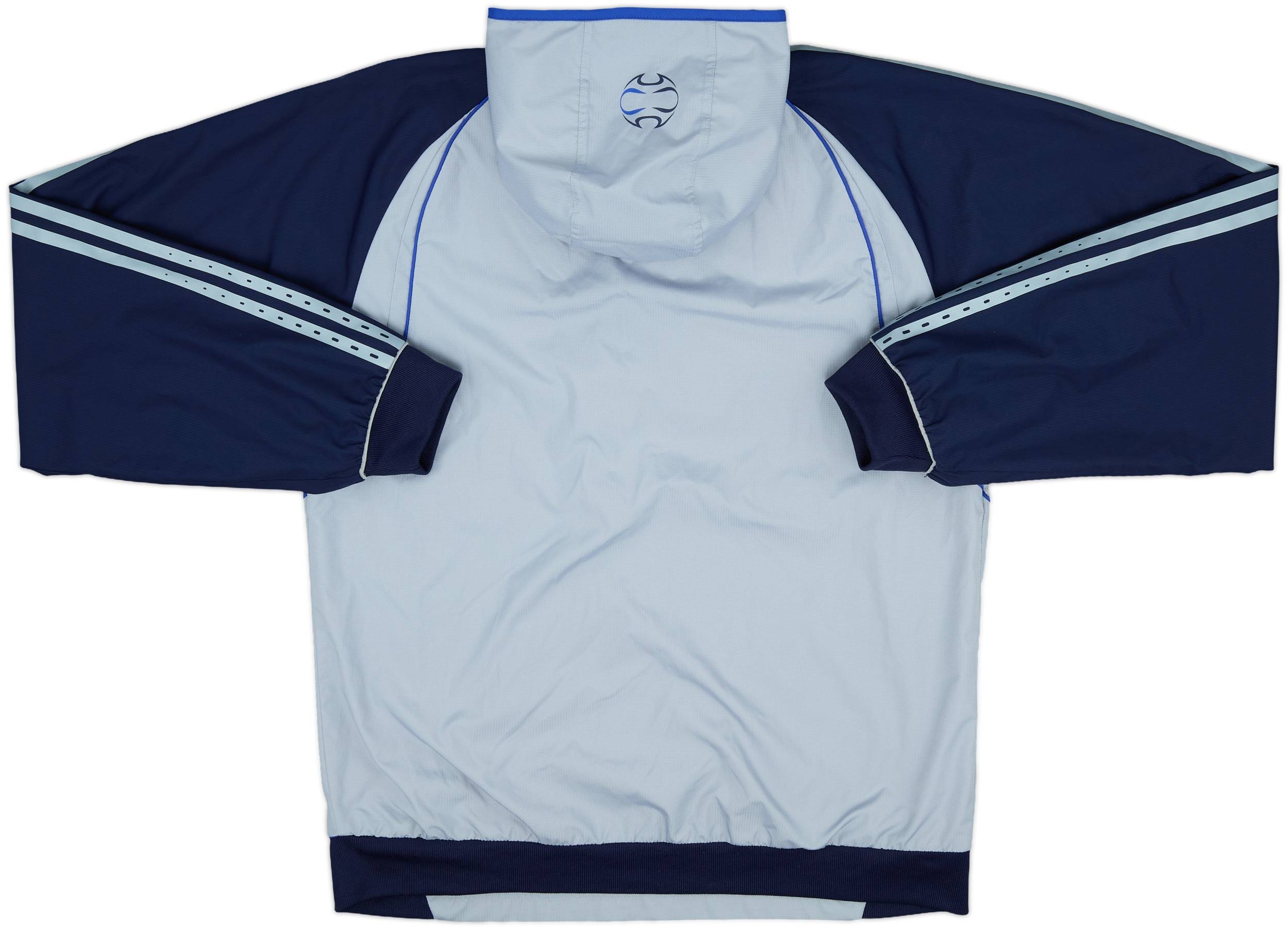 2006-07 adidas CHELSEA サッカーシャツ アウェイ 長袖 2006-07 Chelsea adidas 1/4 Zip Hooded Training Top - 8/10 - (M)