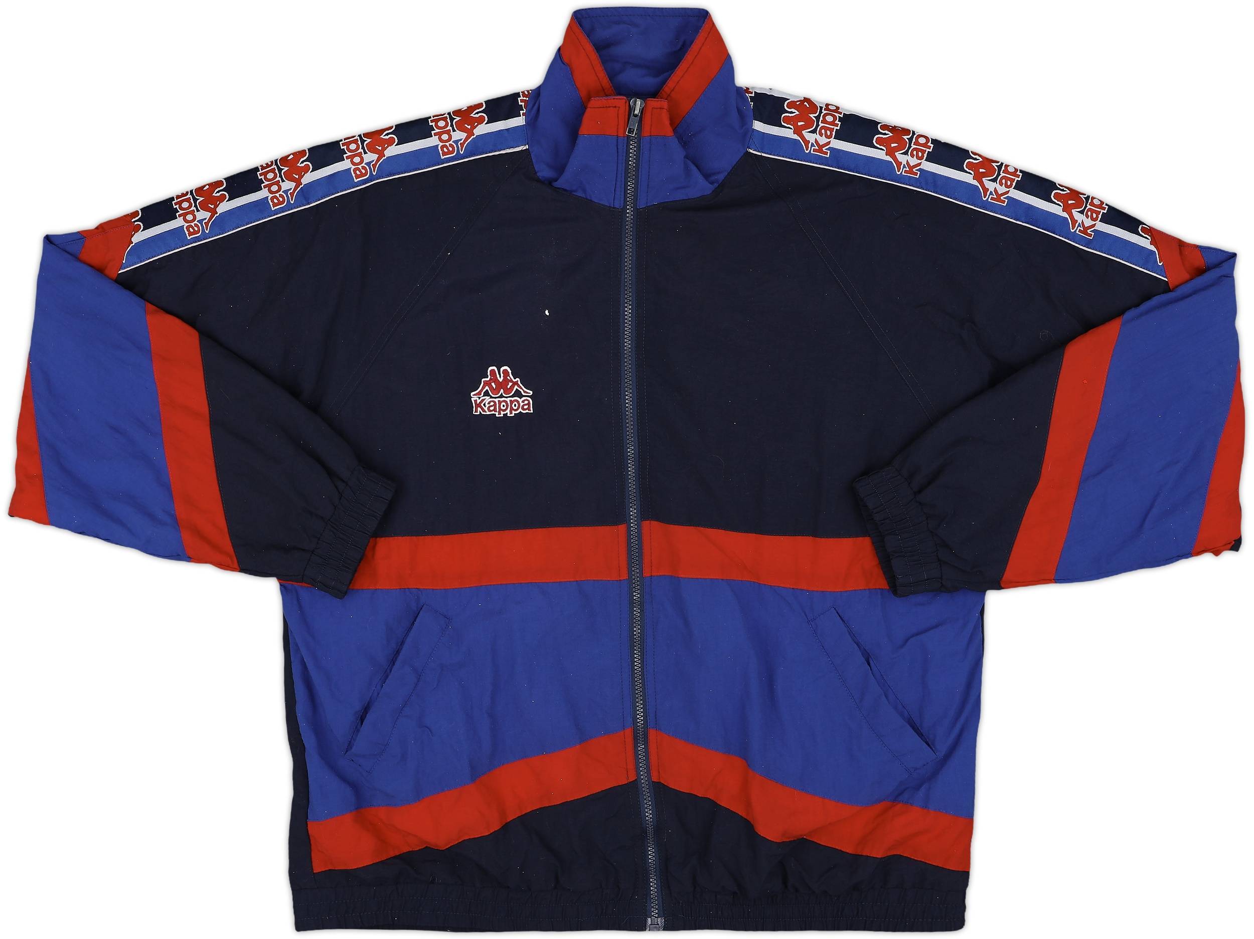 ウェア 90's FC BARCELONA KAPPA TRACK JACKET Kappa Barcelona RARE vintage 90s Nylon Track Tracksuit Jacket +