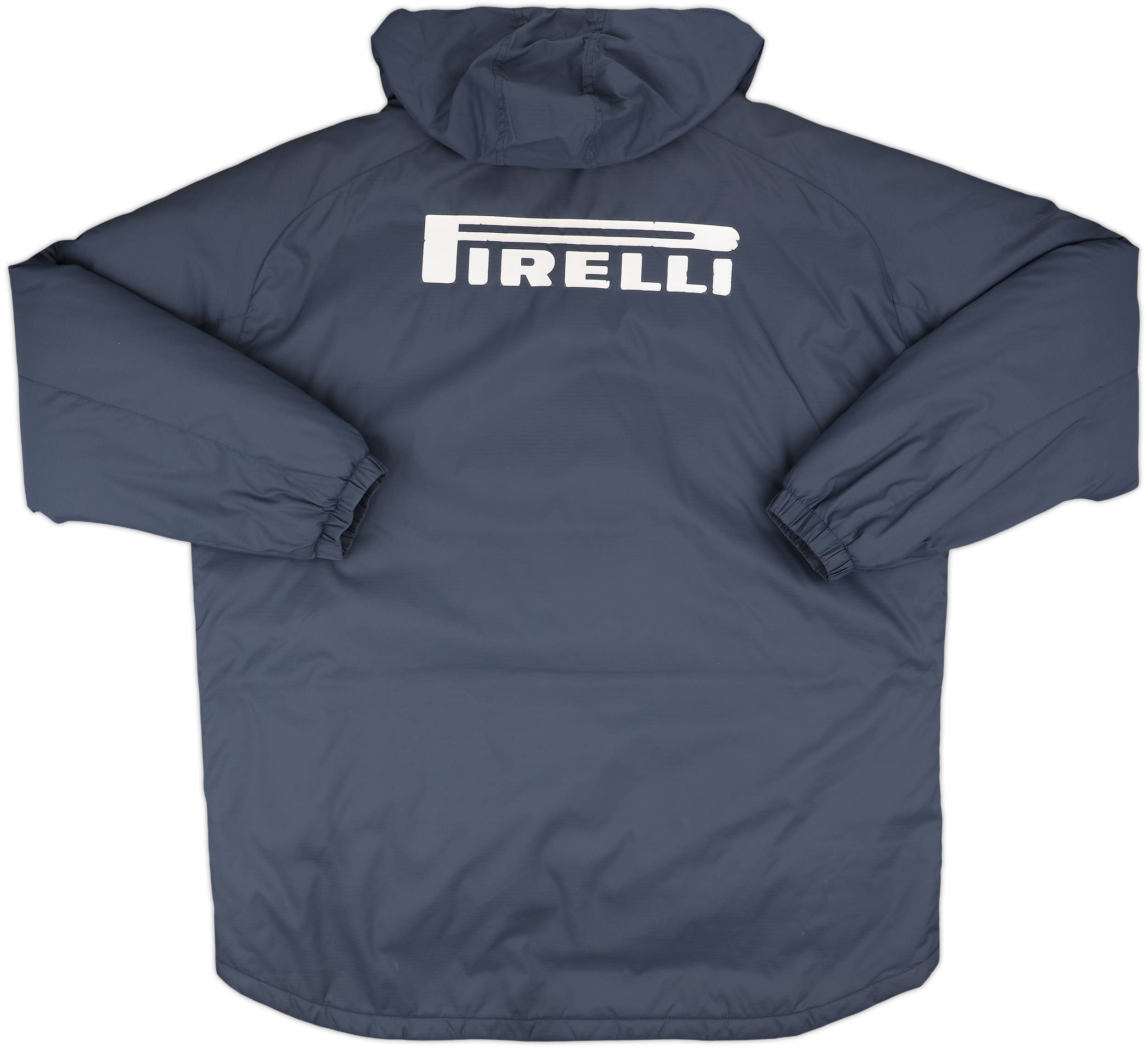 2001-02 Inter Milan Nike Padded Hooded Bench Coat - 6/10 - (XL)