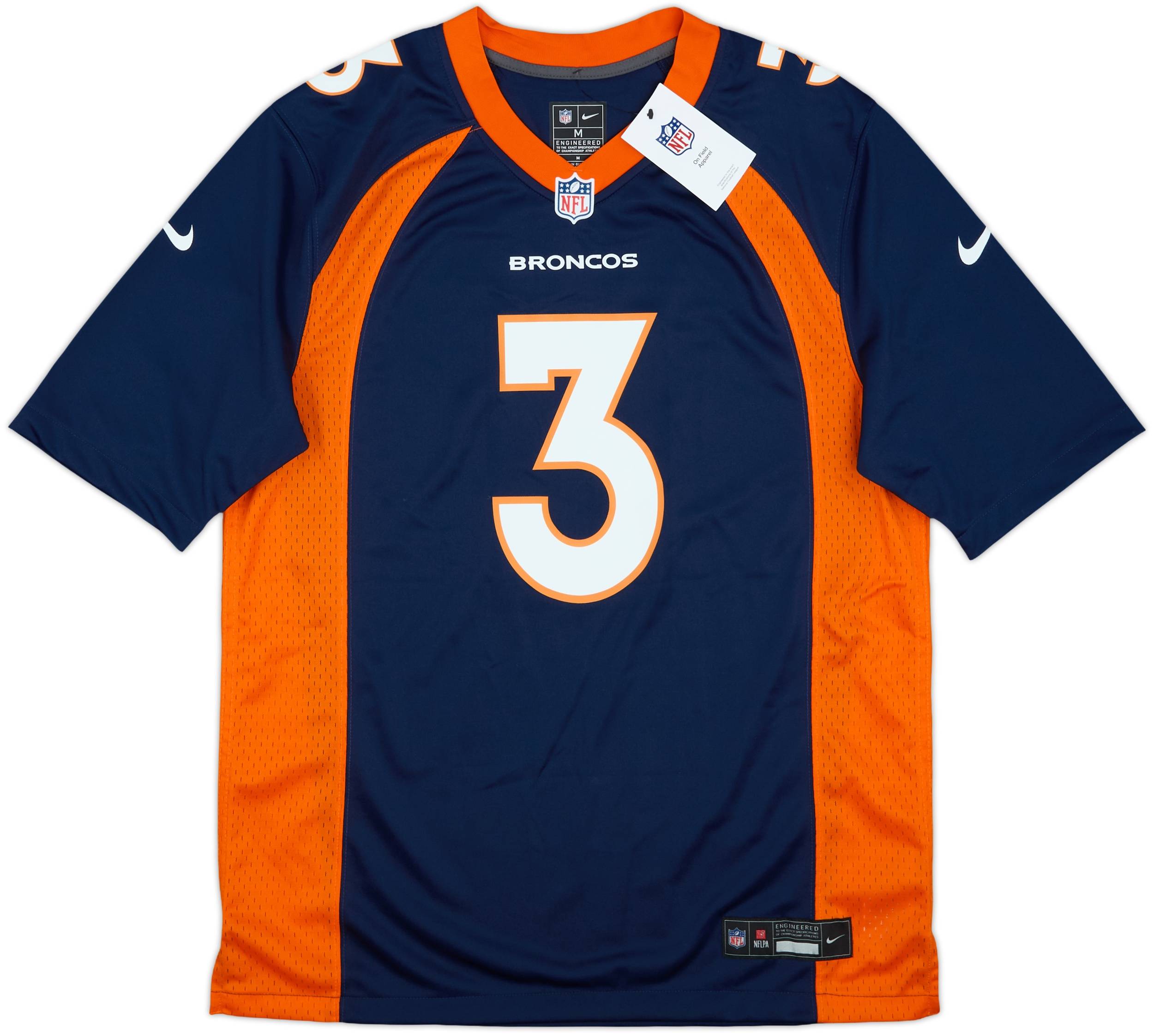 BRONCOS WILSON 3番ジャージ　NIKE 2022-23 Denver Broncos Wilson #3 Nike Game Home Jersey (L)
