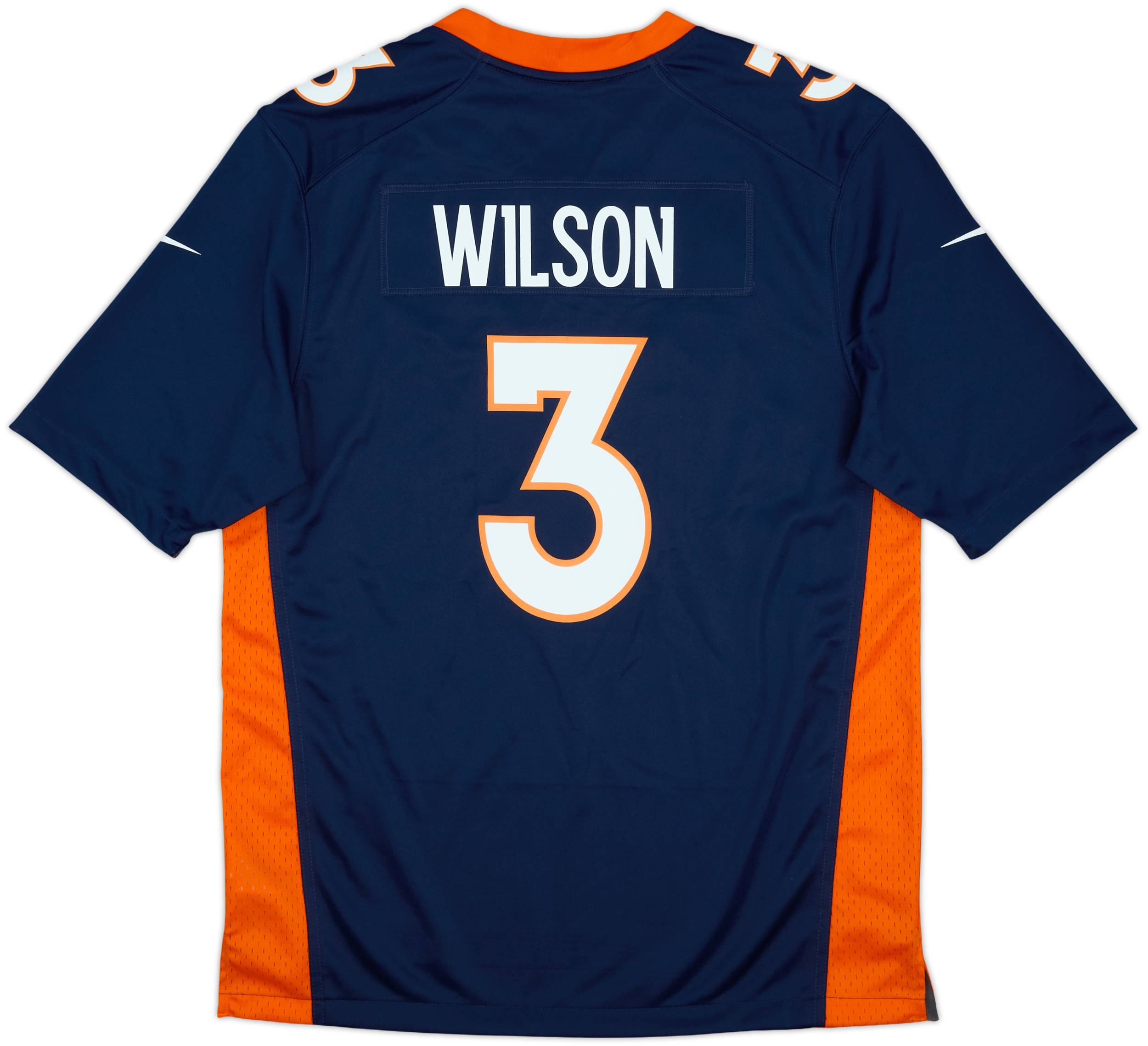 デンバー・ブロンコス ウィルソン ユニフォーム 3 2023 Denver Broncos Wilson #3 Nike Game Home Jersey (M)