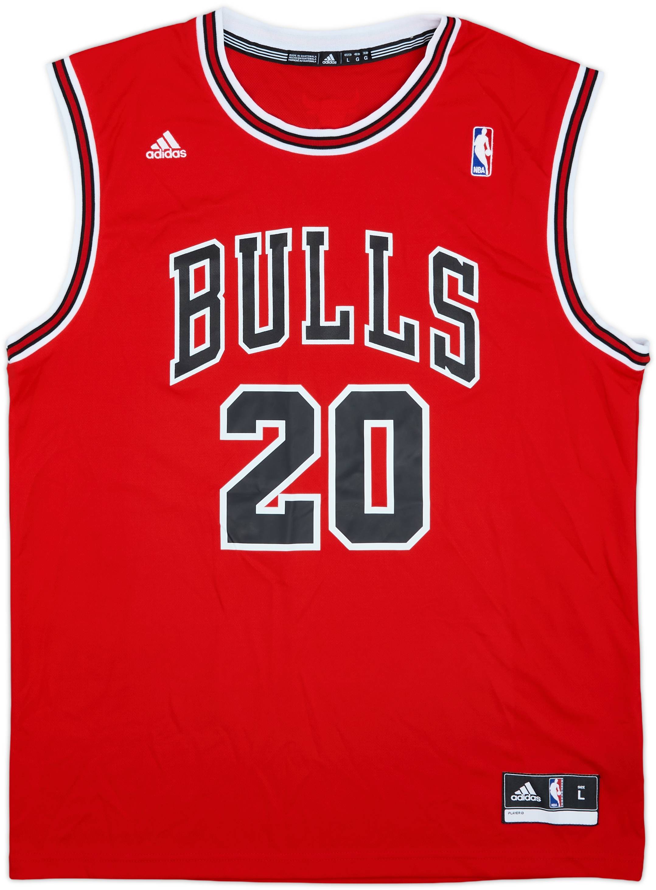 2013-14 Chicago Bulls Snell #20 adidas Away Jersey (L), image size:2156x2921