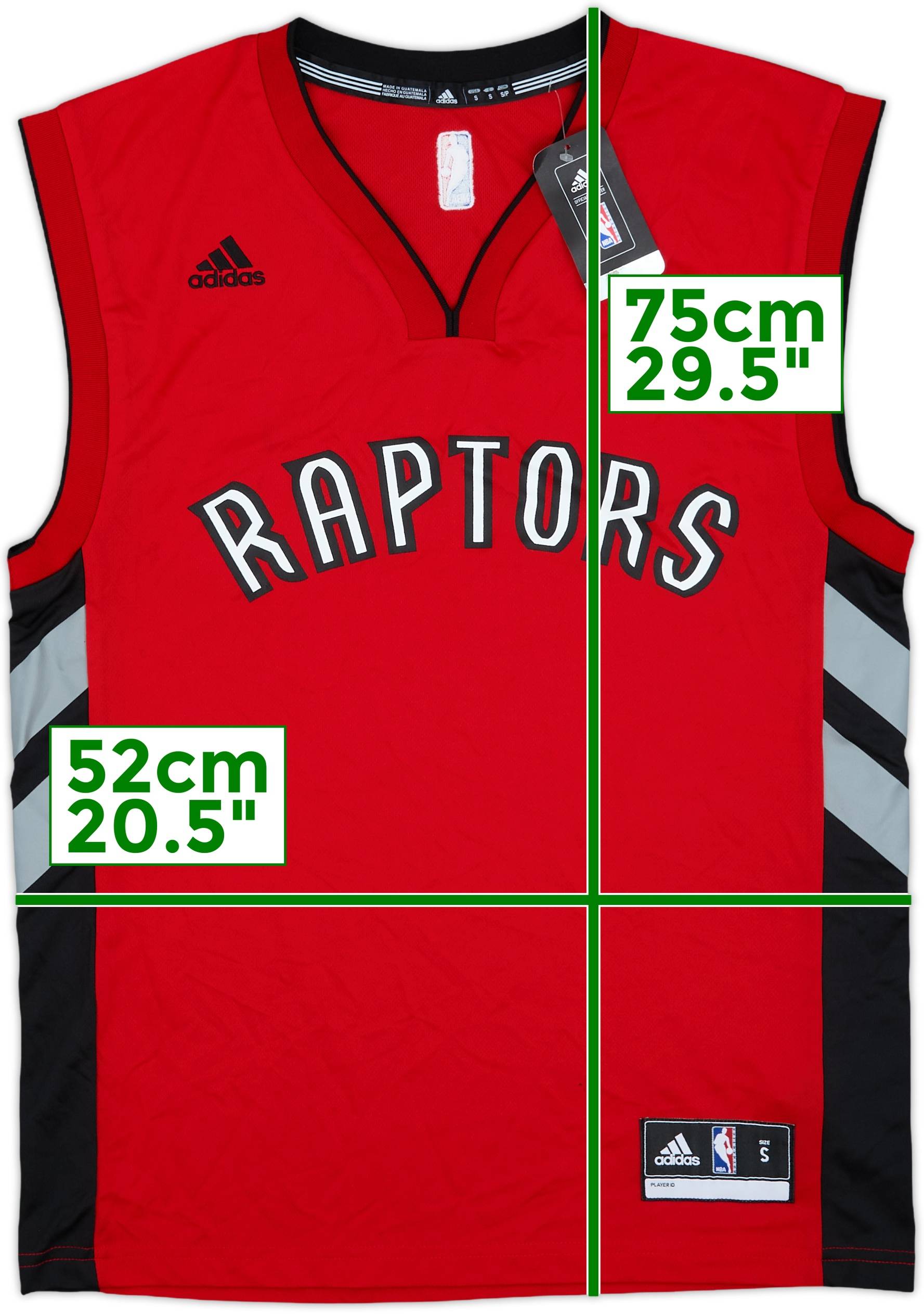 2014-15 Toronto Raptors adidas Away Jersey (S)