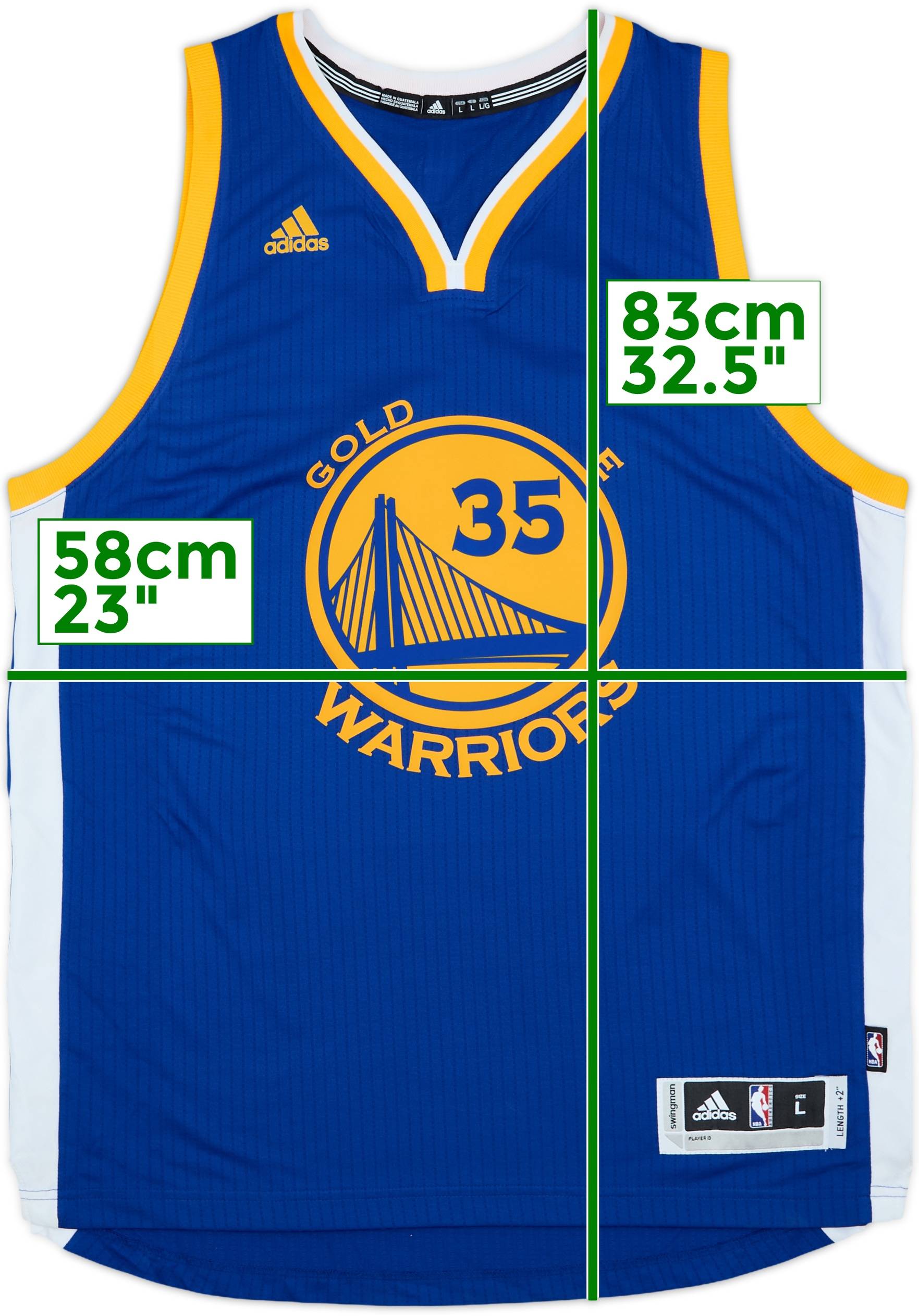 ウェア adidas Golden State Warriors DURANT 35 S 2016-17 Golden State Warriors Durant #35 adidas Swingman