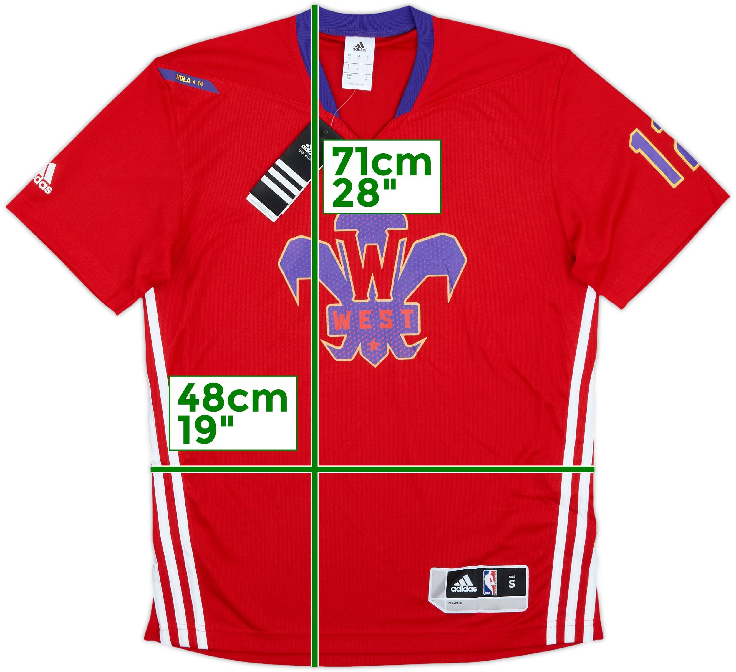 2014 NBA All-Star Team West Howard #12 adidas Jersey (S)