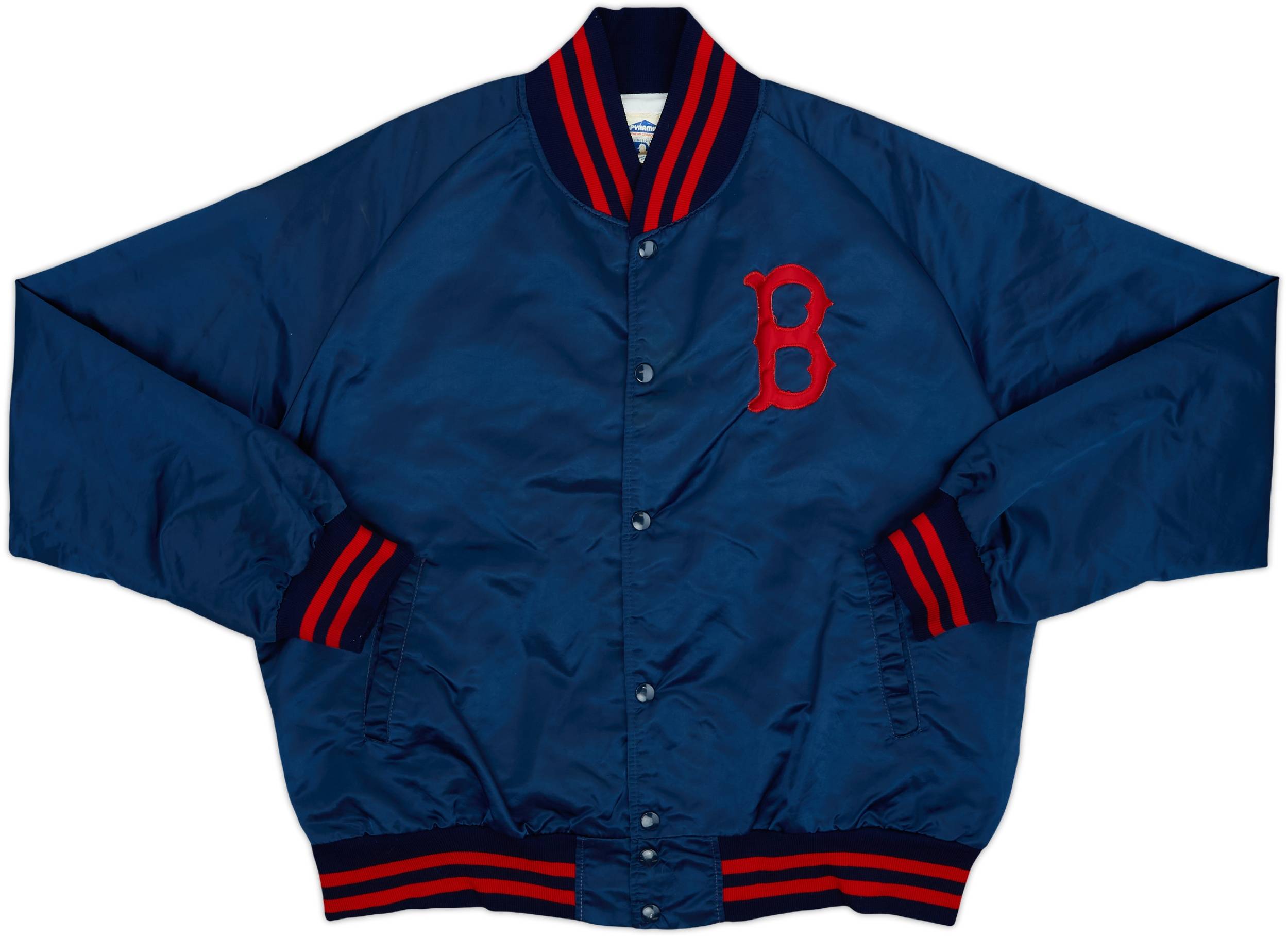 1980s Boston Red Sox Pyramid Satin Varsity Jacket - 7/10 - (L)