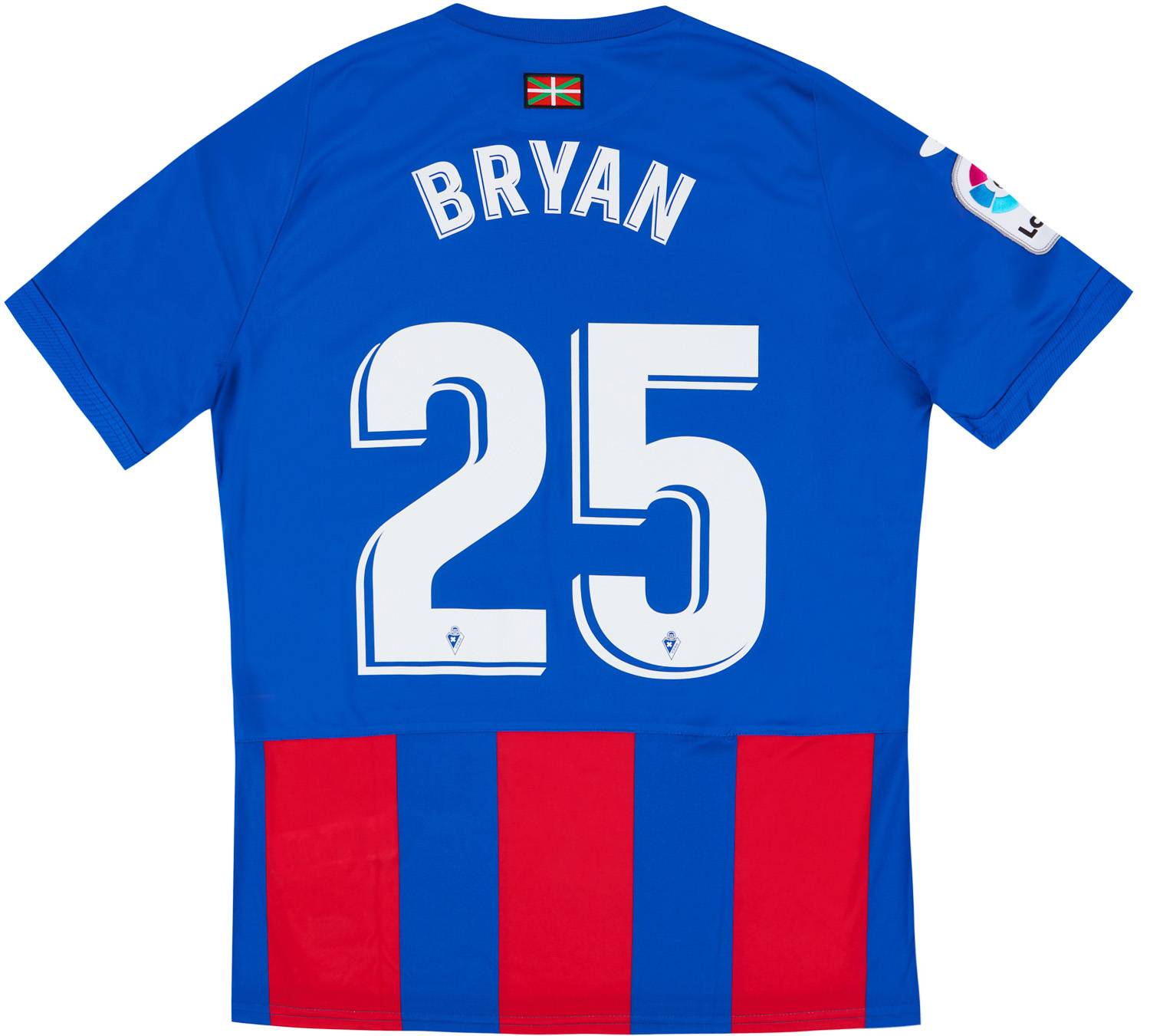 2020-21 Eibar Home Shirt Bryan #25 - NEW