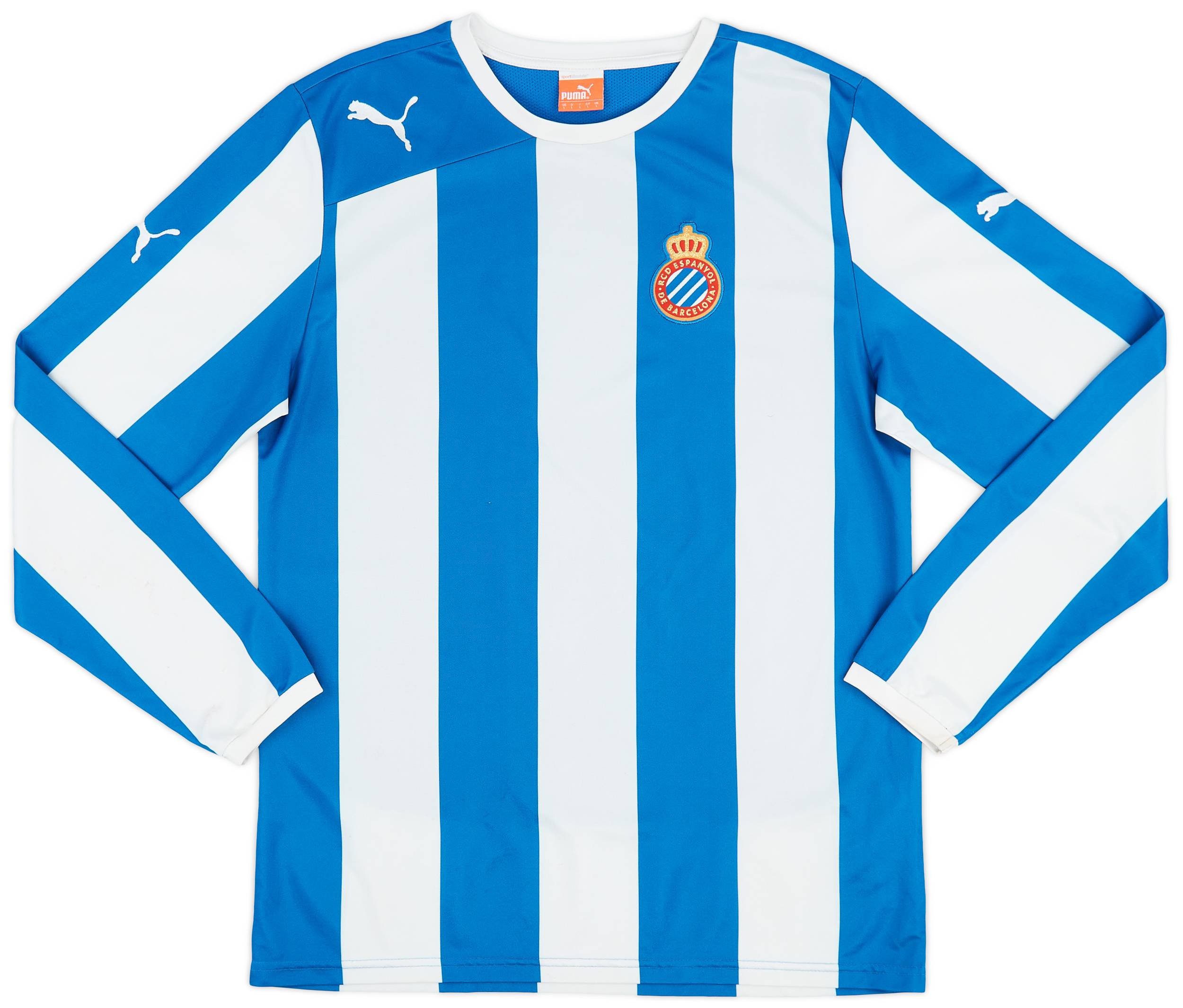 2014-15 Espanyol Home L/S Shirt - 9/10 - (L)