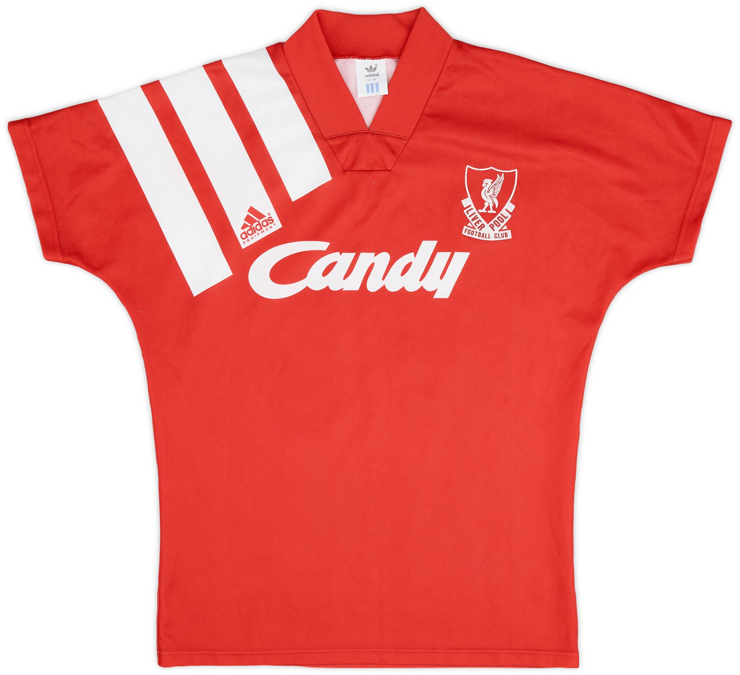 1991-92 Liverpool Home Shirt - 8/10 - (S)