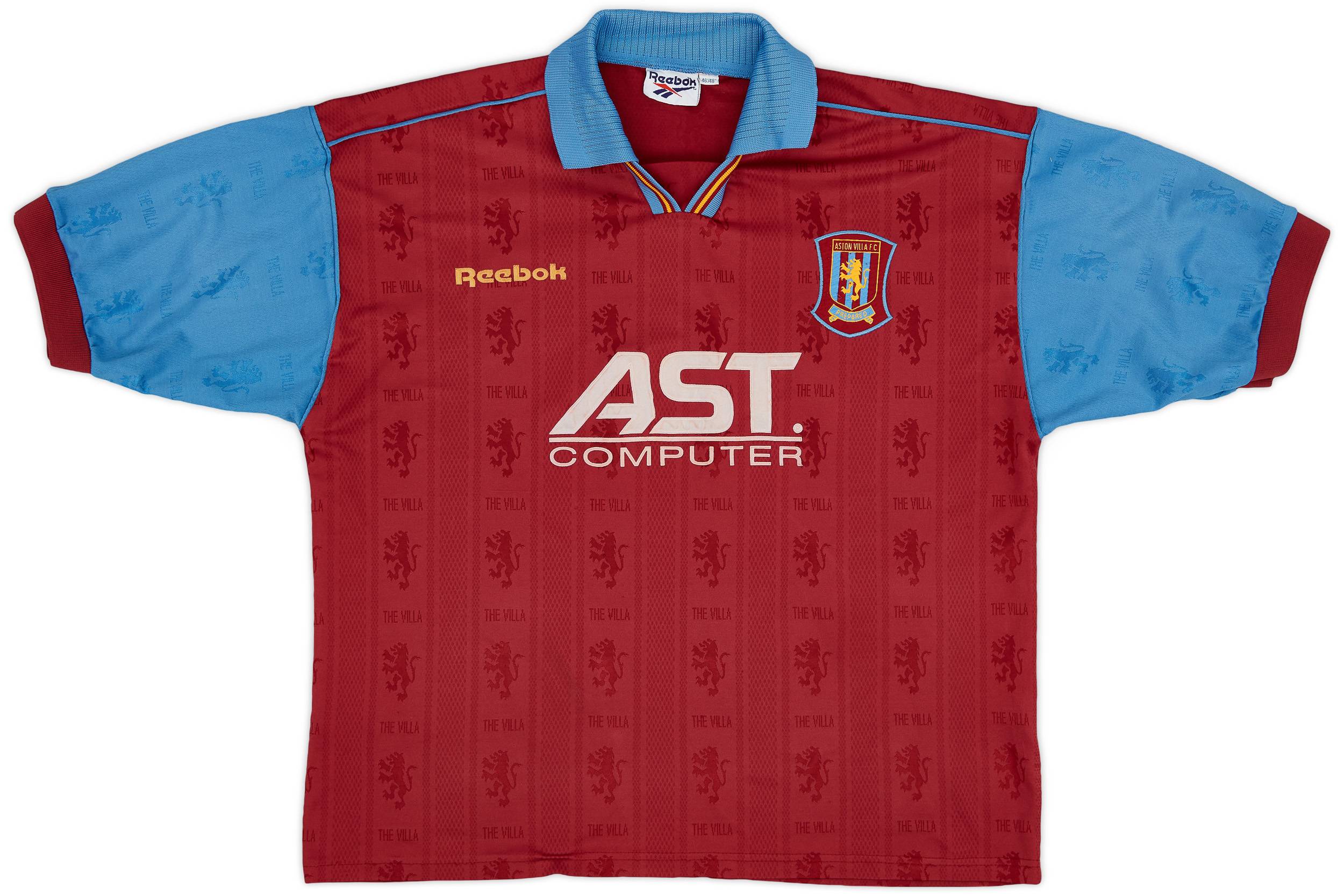 1995-97 Aston Villa Home Shirt - 8/10 - (XL)