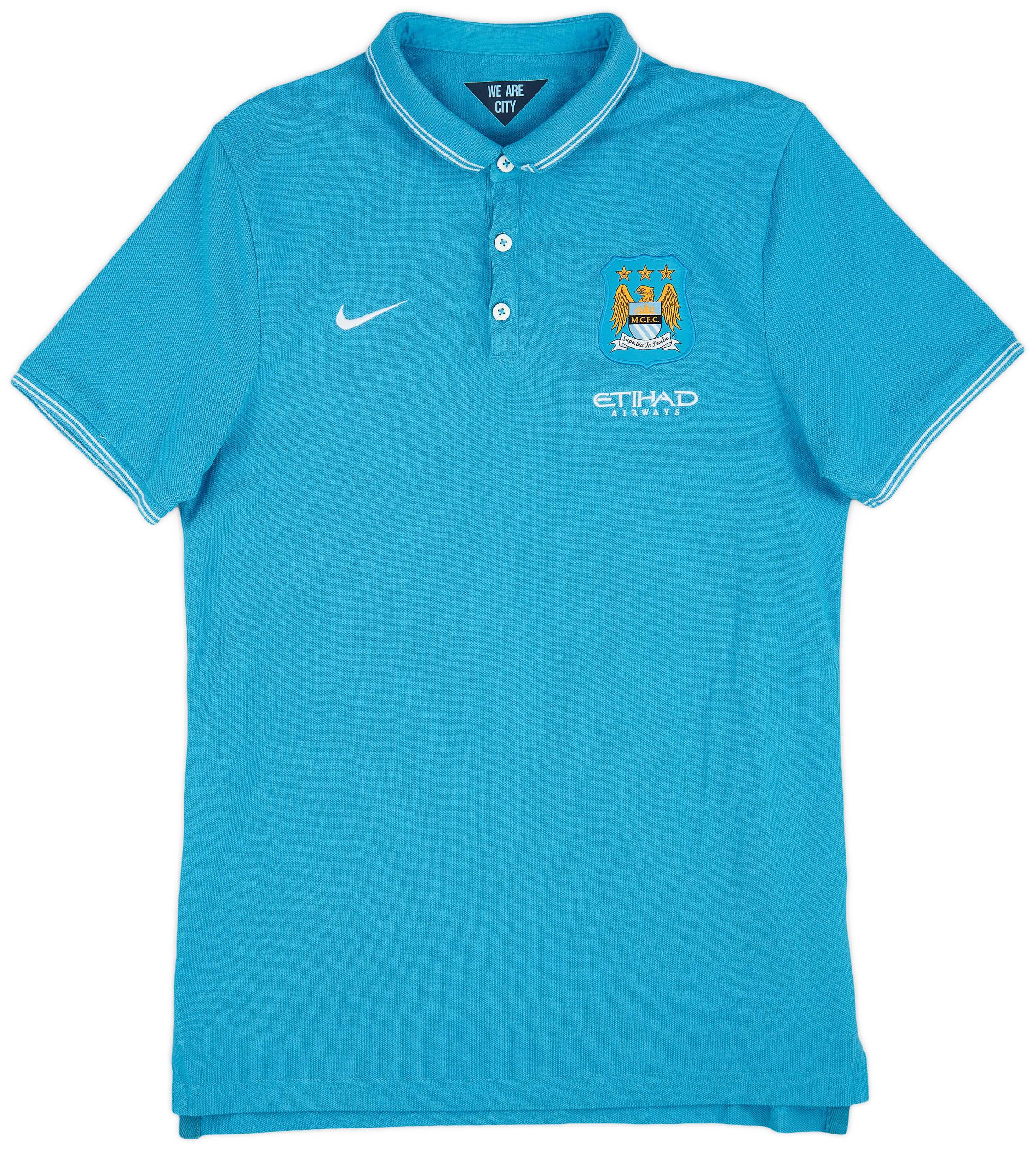 2015-16 Manchester City Nike Polo Shirt - 9/10 - (M)