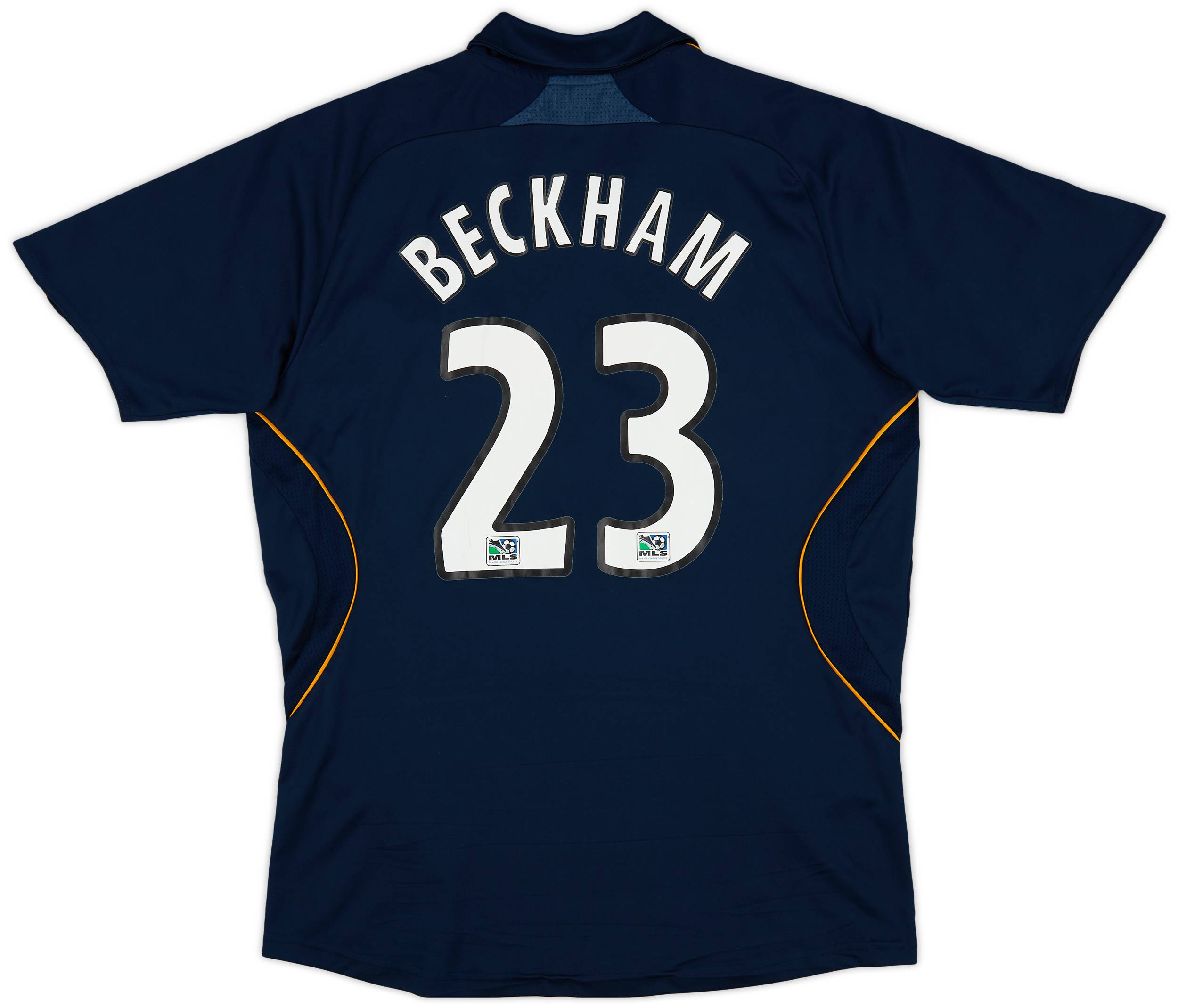 2007 08 LA Galaxy Away Shirt Beckham 23 6 10 XL.Boys