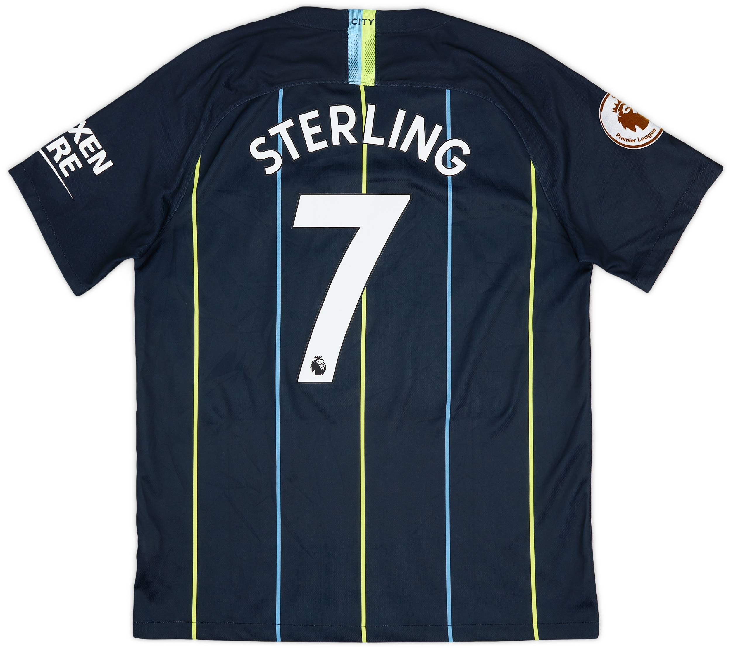 2018 19 Manchester City Away Shirt Sterling 7 9 10 L