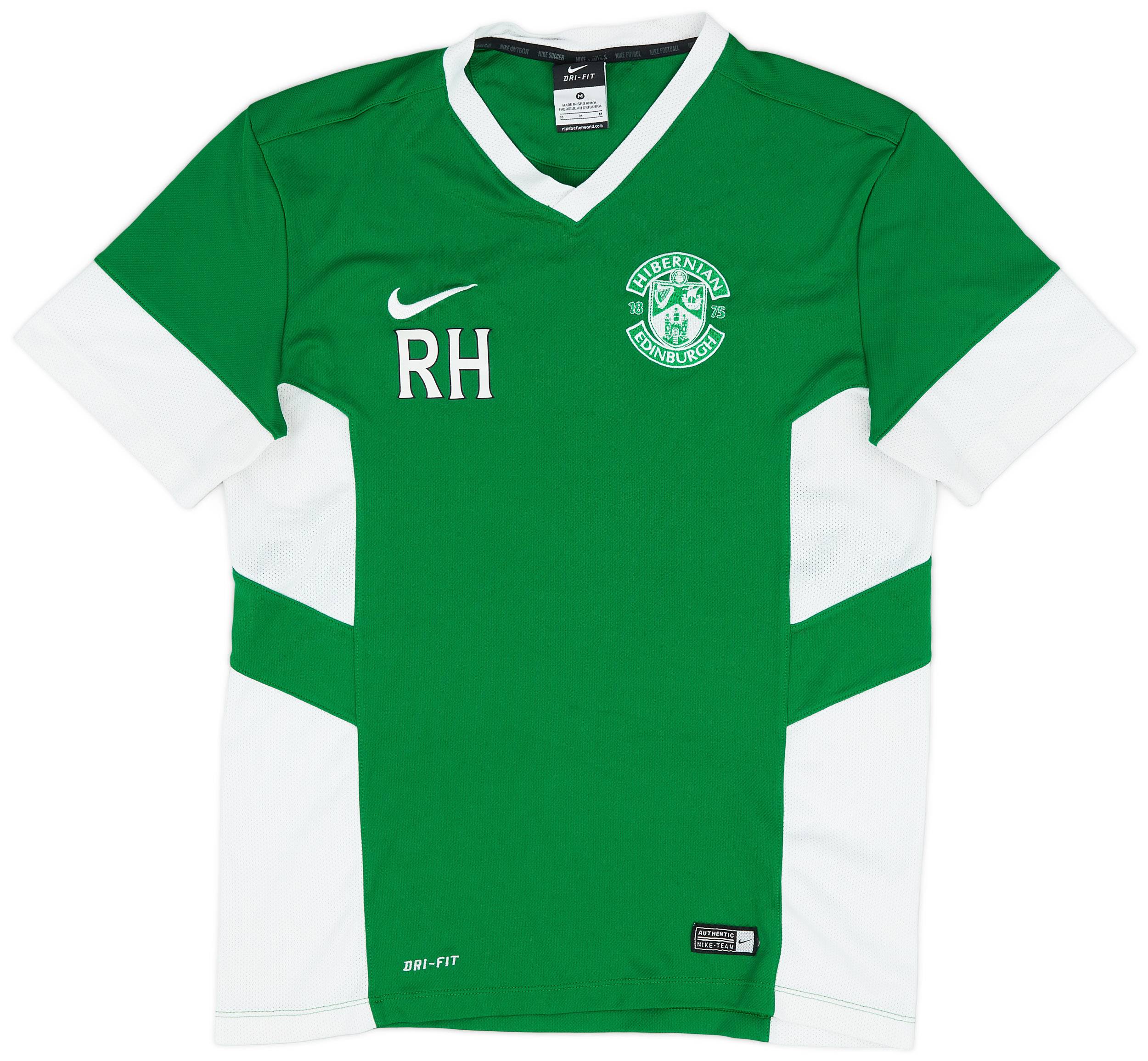 2014-15 Hibernian Player Issue Nike Training Shirt - 9/10 - (S)