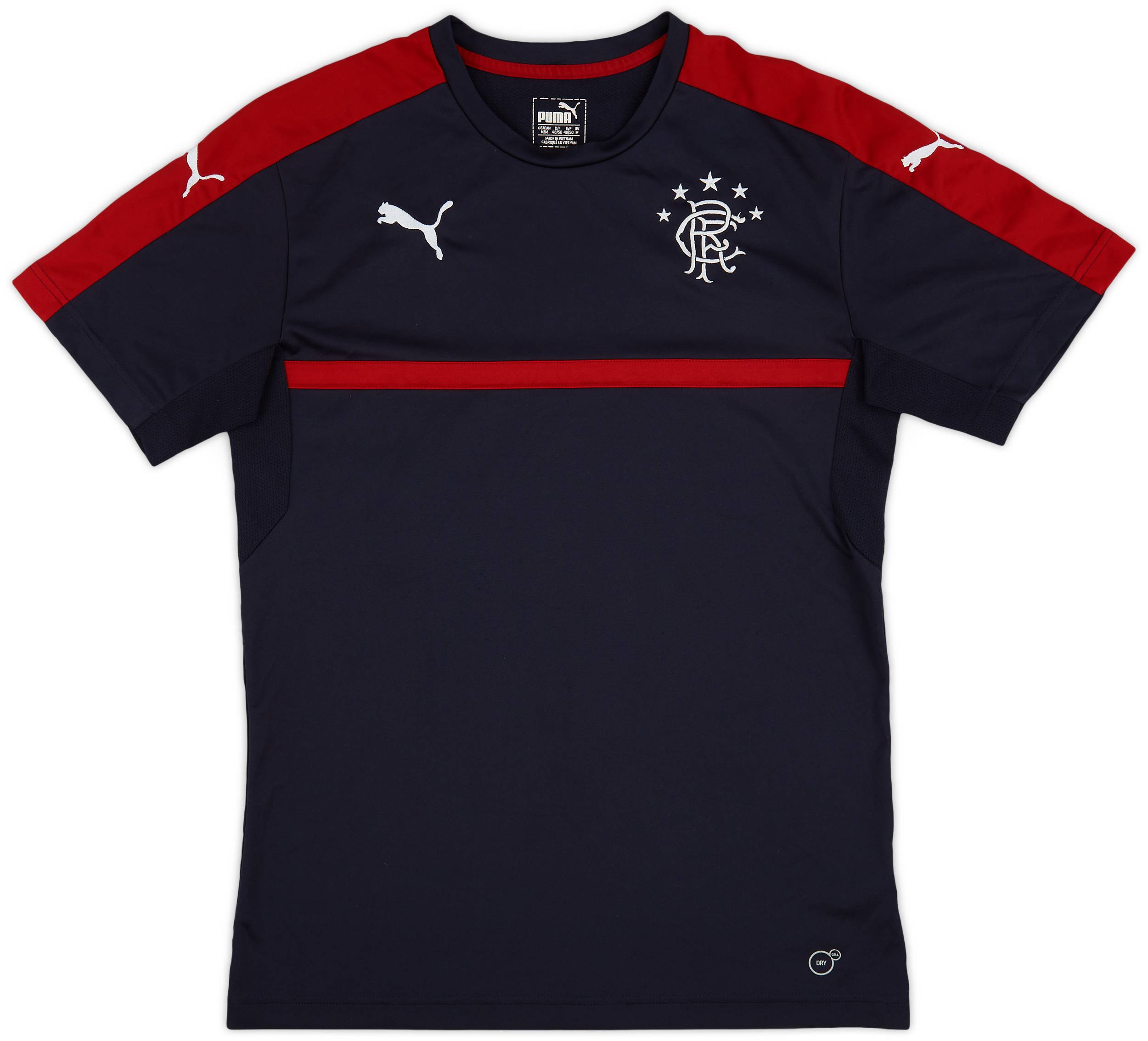 2016-17 Rangers Puma Training Shirt - 9/10 - (M)