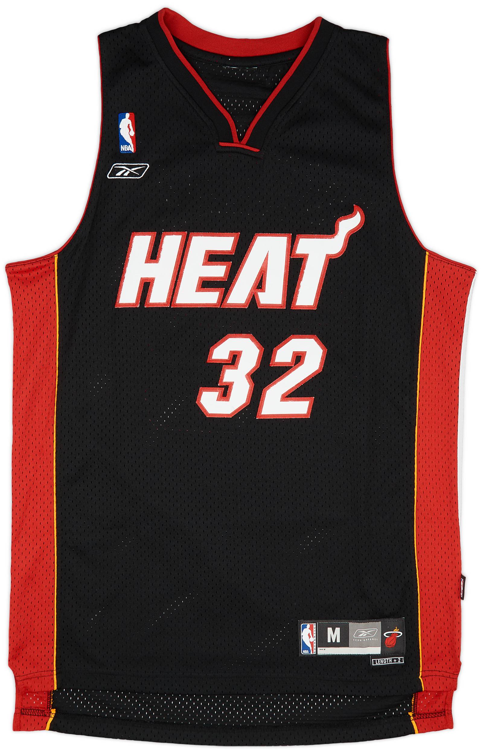 2004 06 Miami Heat O Neal 32 Reebok Swingman Away Jersey Very Good M