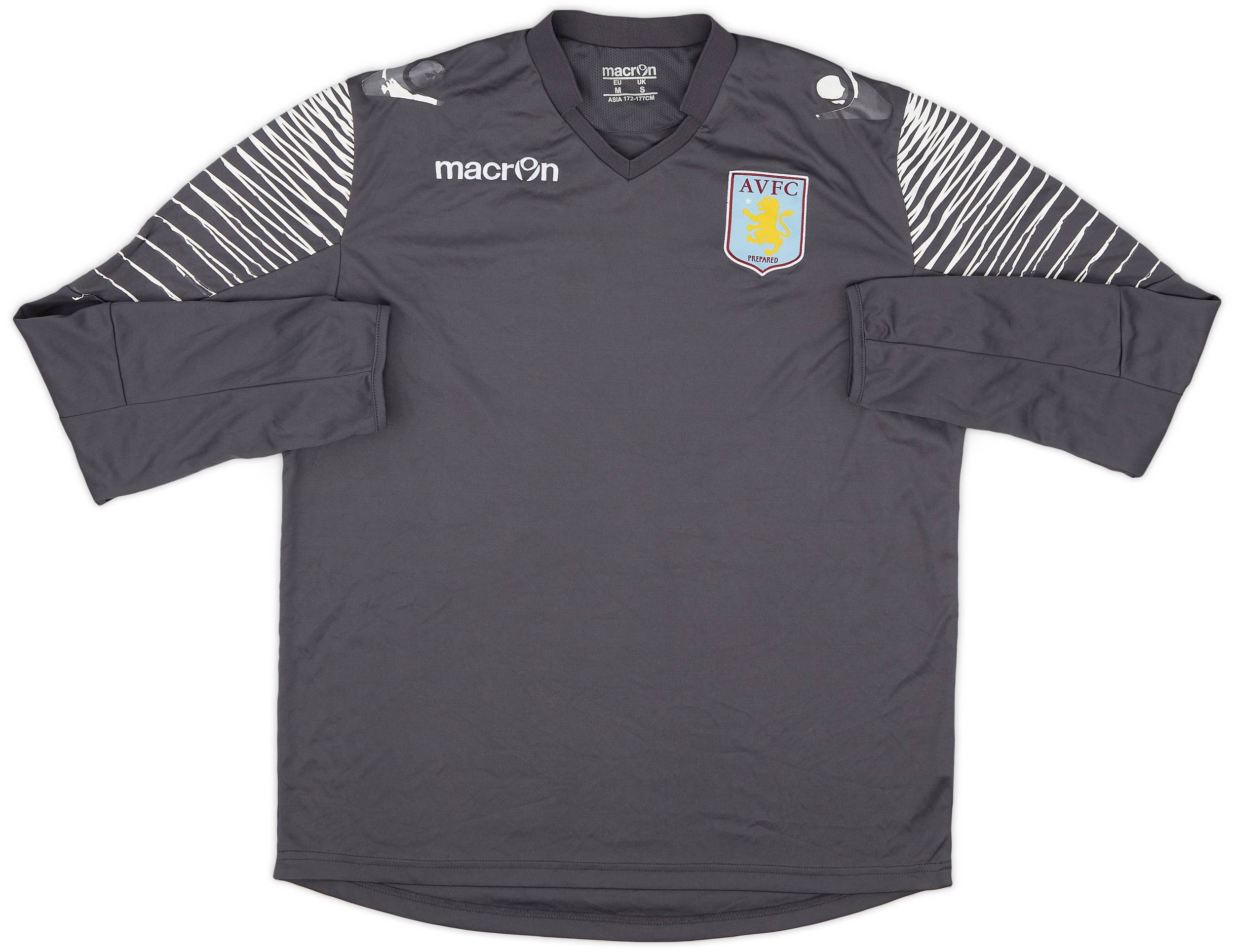 2015-16 Aston Villa Macron Training L/S Shirt - 5/10 - (S)