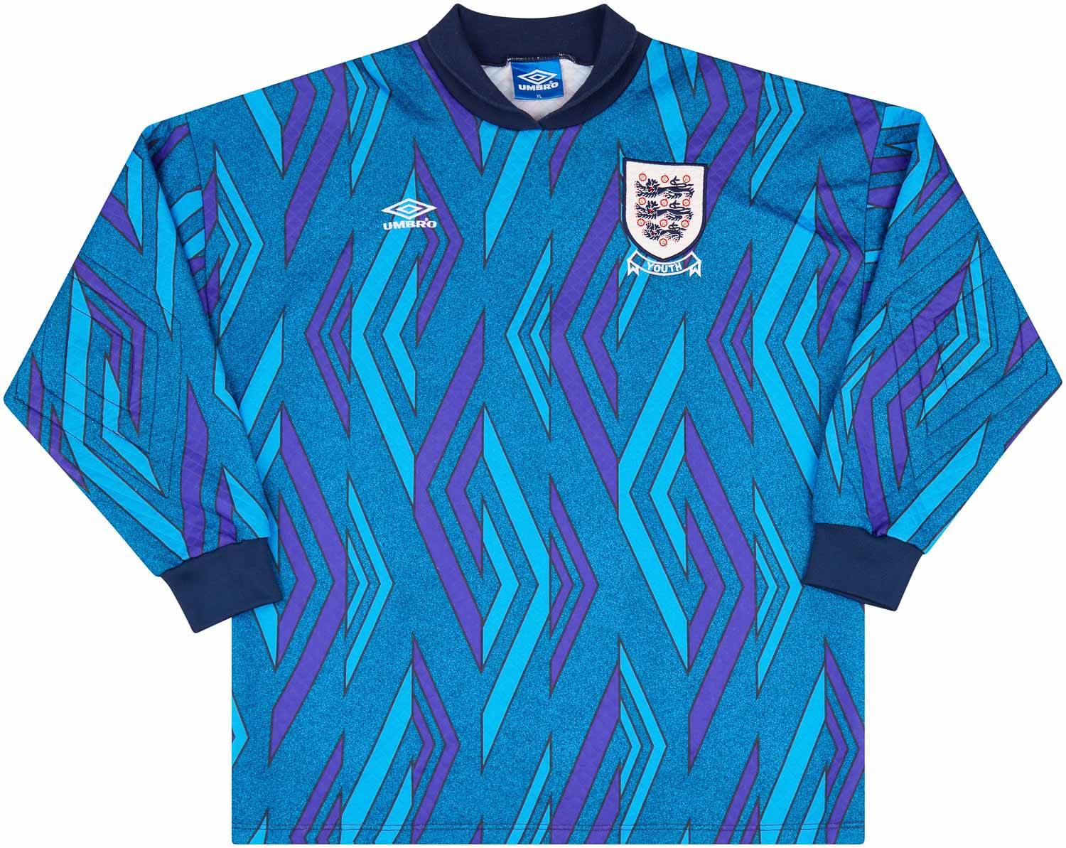 1994-95 England U-18 Match Issue GK Shirt #1 (Heritage)