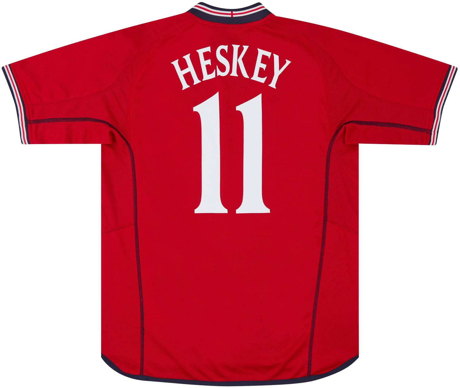 2002-04 England Away Shirt Heskey #11 - 7/10