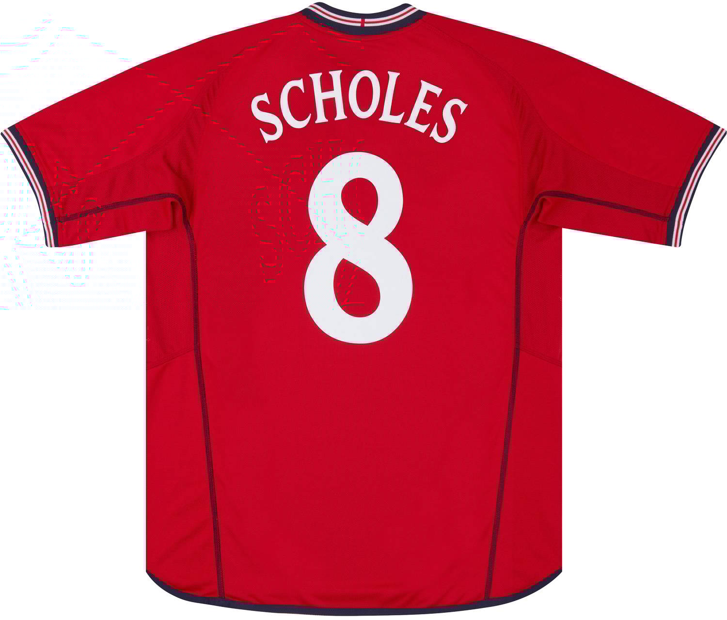 2002-04 England Away Shirt Scholes #8 - 6/10