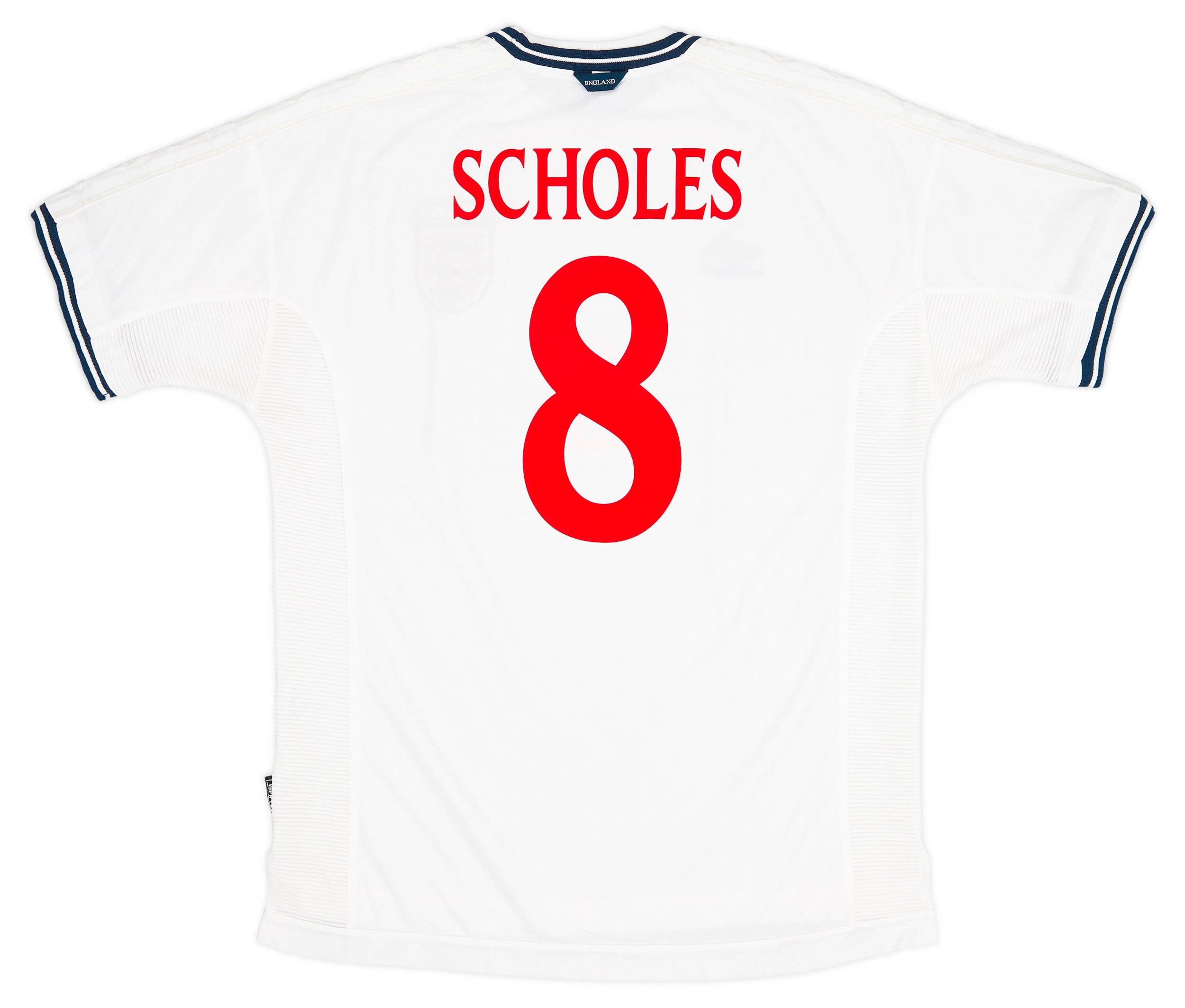 【最安値】 Home England 1999-01 Shirt #8 Scholes トップス