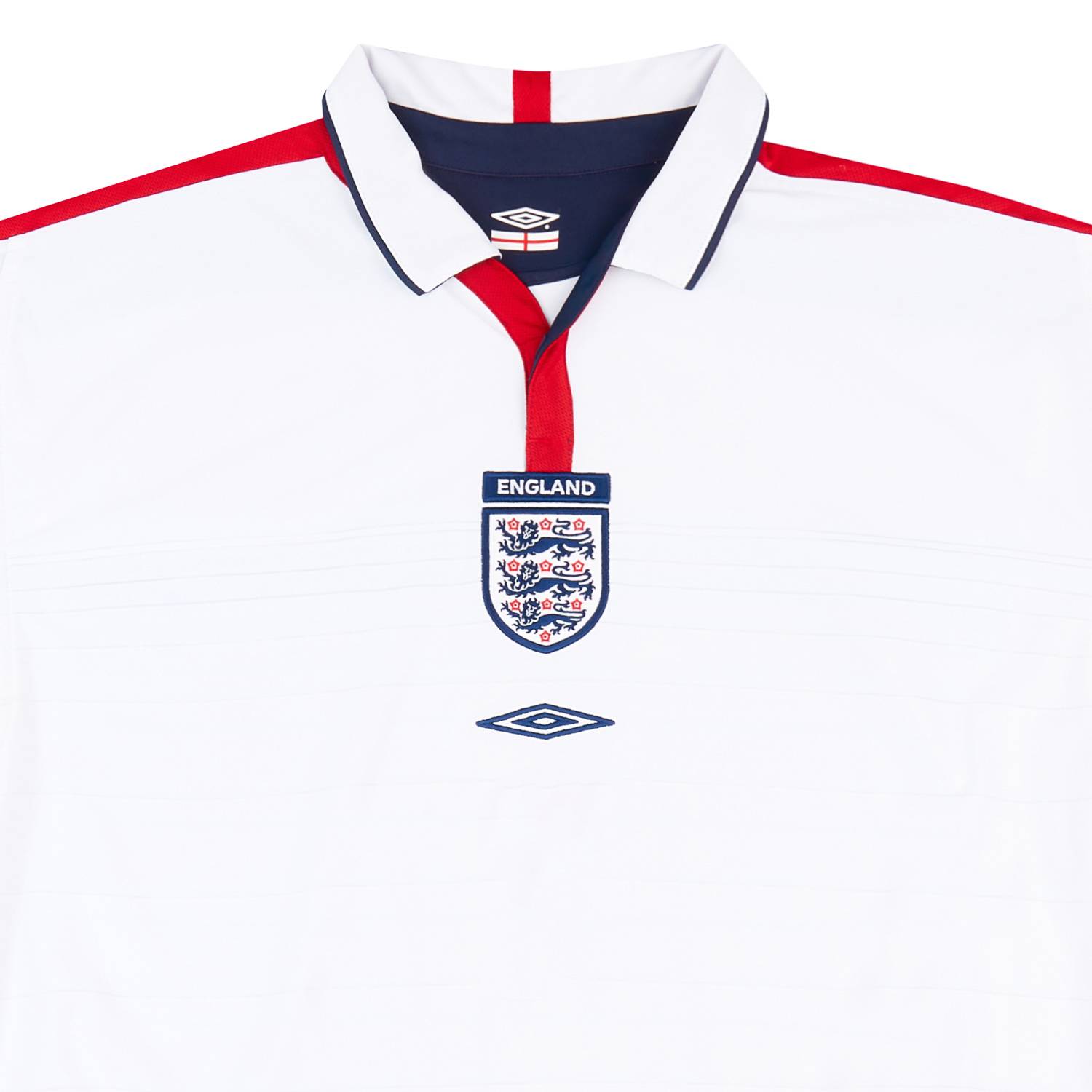 【2003/04/05 Umbro England Home L/S #10】 2003-05 England Home Shirt - 5/10 - (M)