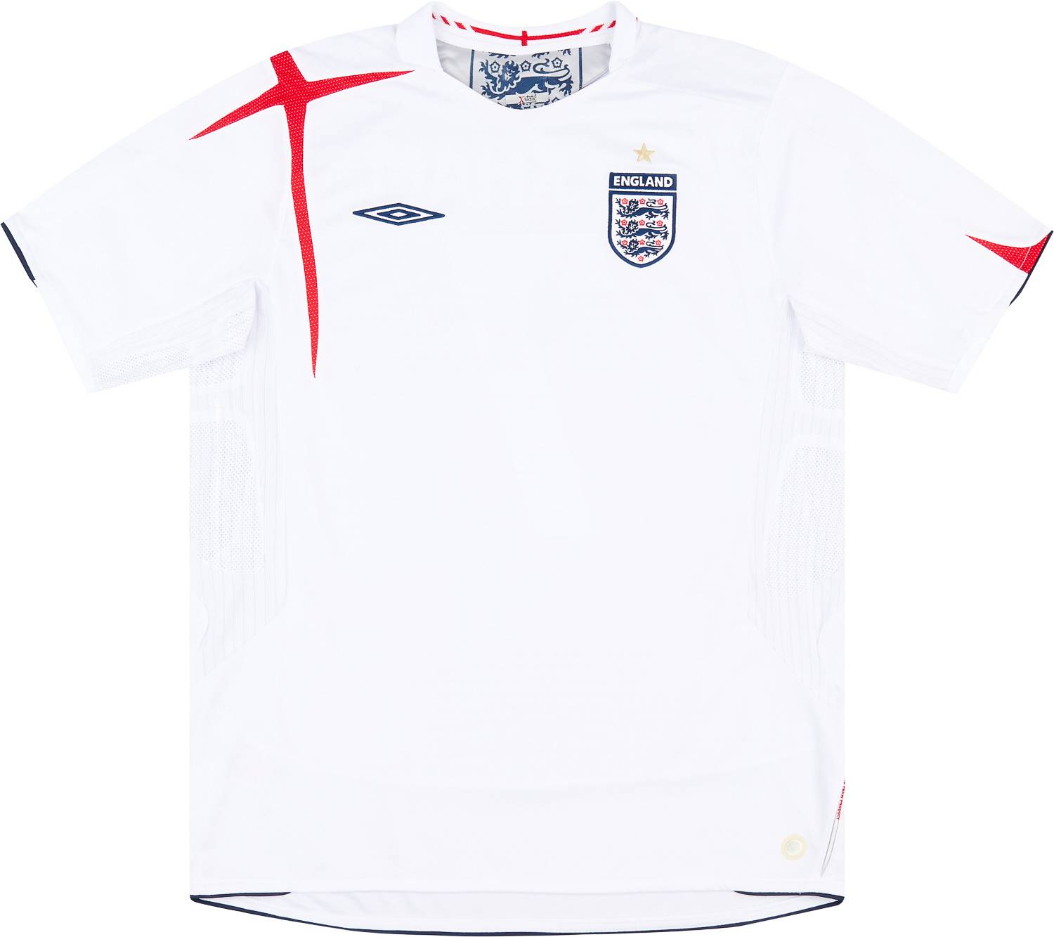 2005-07 England Home Shirt - 9/10