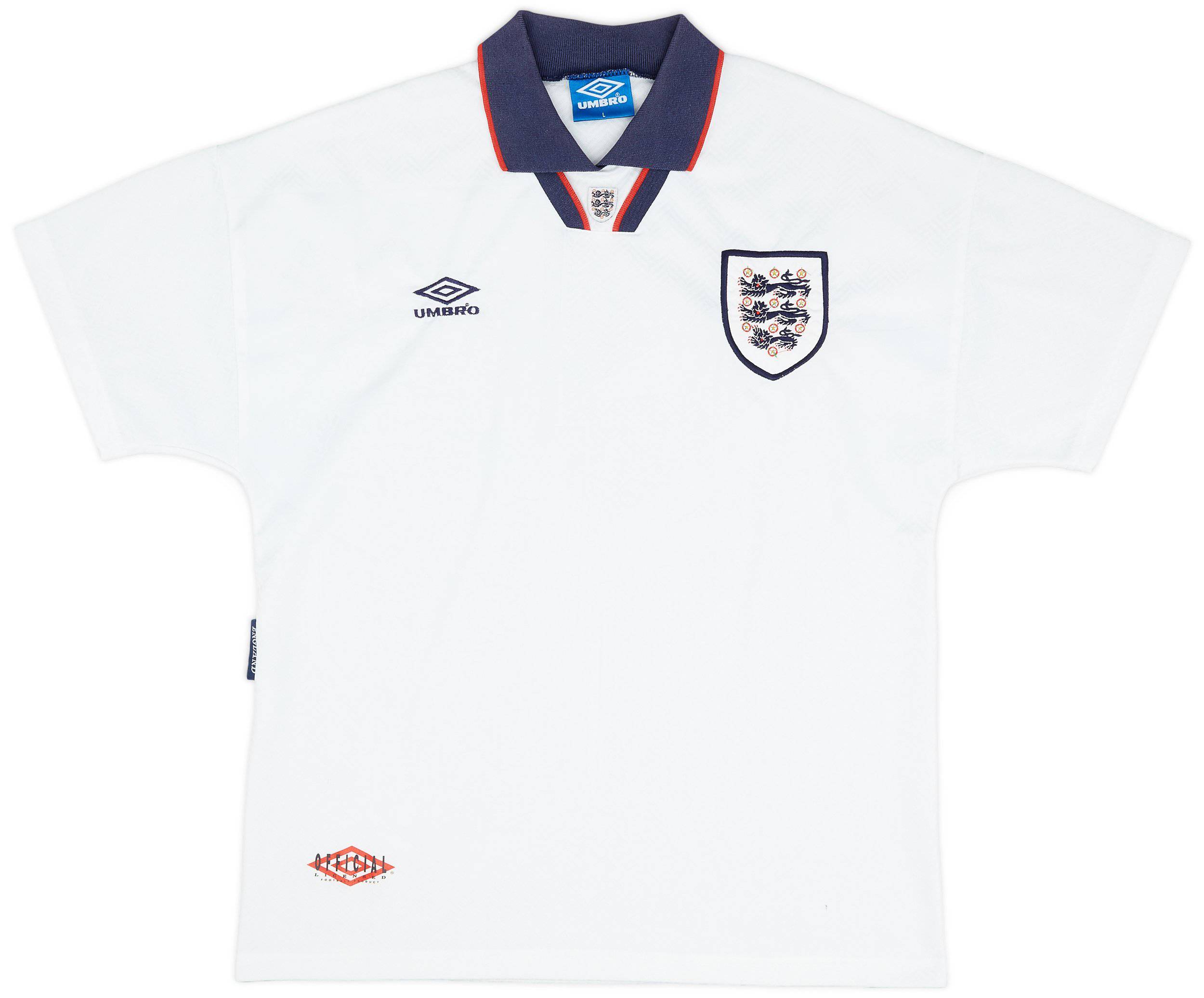 1993-95 England Home Shirt