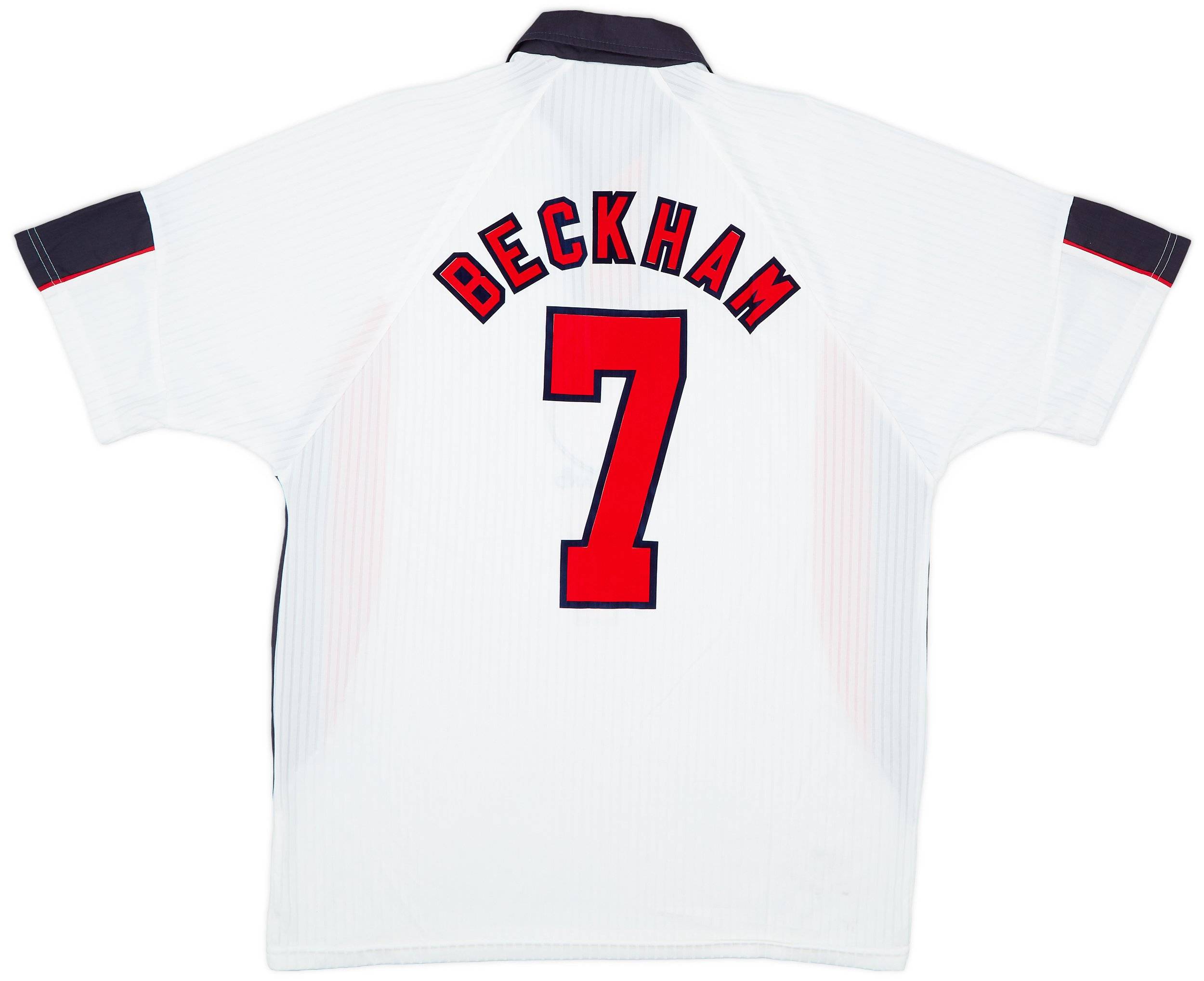 1997-99 England Home Shirt Beckham #7