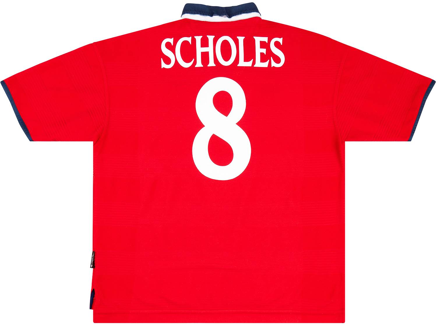 1999-01 England Away Shirt Scholes #8 (Very Good - 7/10)