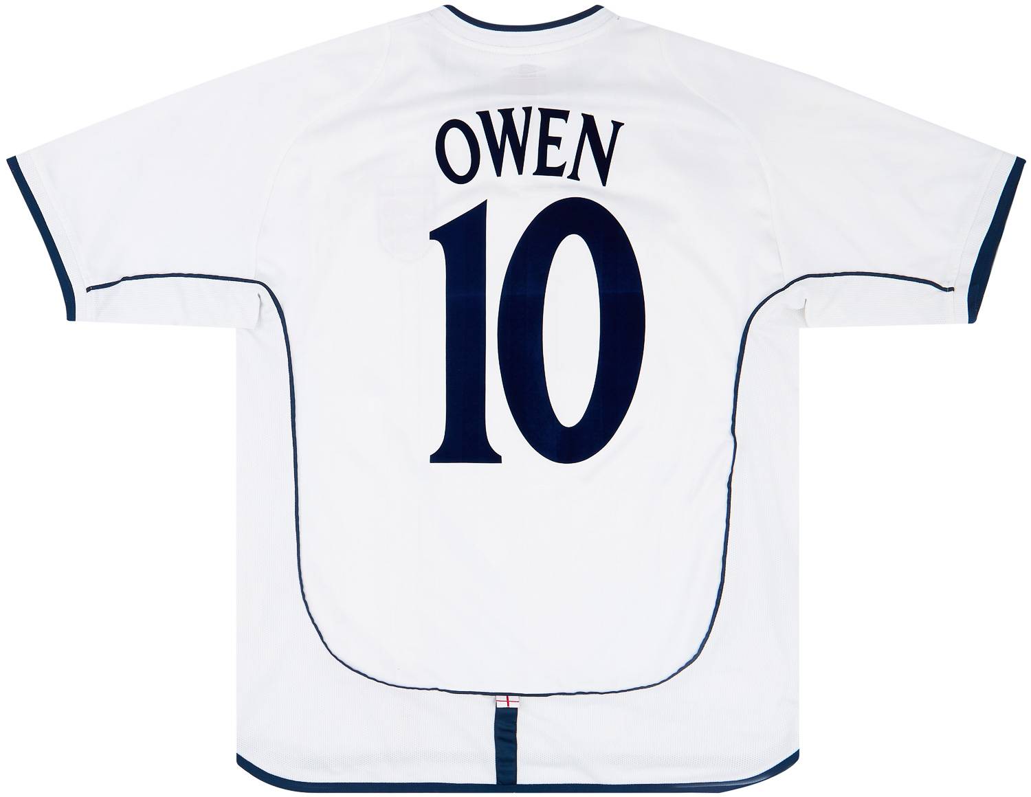 2001-03 England Home Shirt Owen #10 - 8/10
