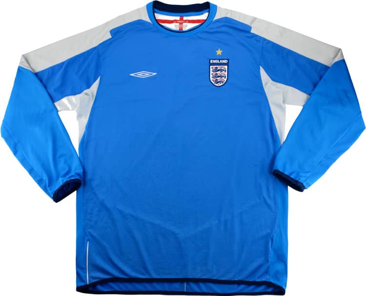 2003-05 England GK Shirt - 6/10 - (L.Boys)
