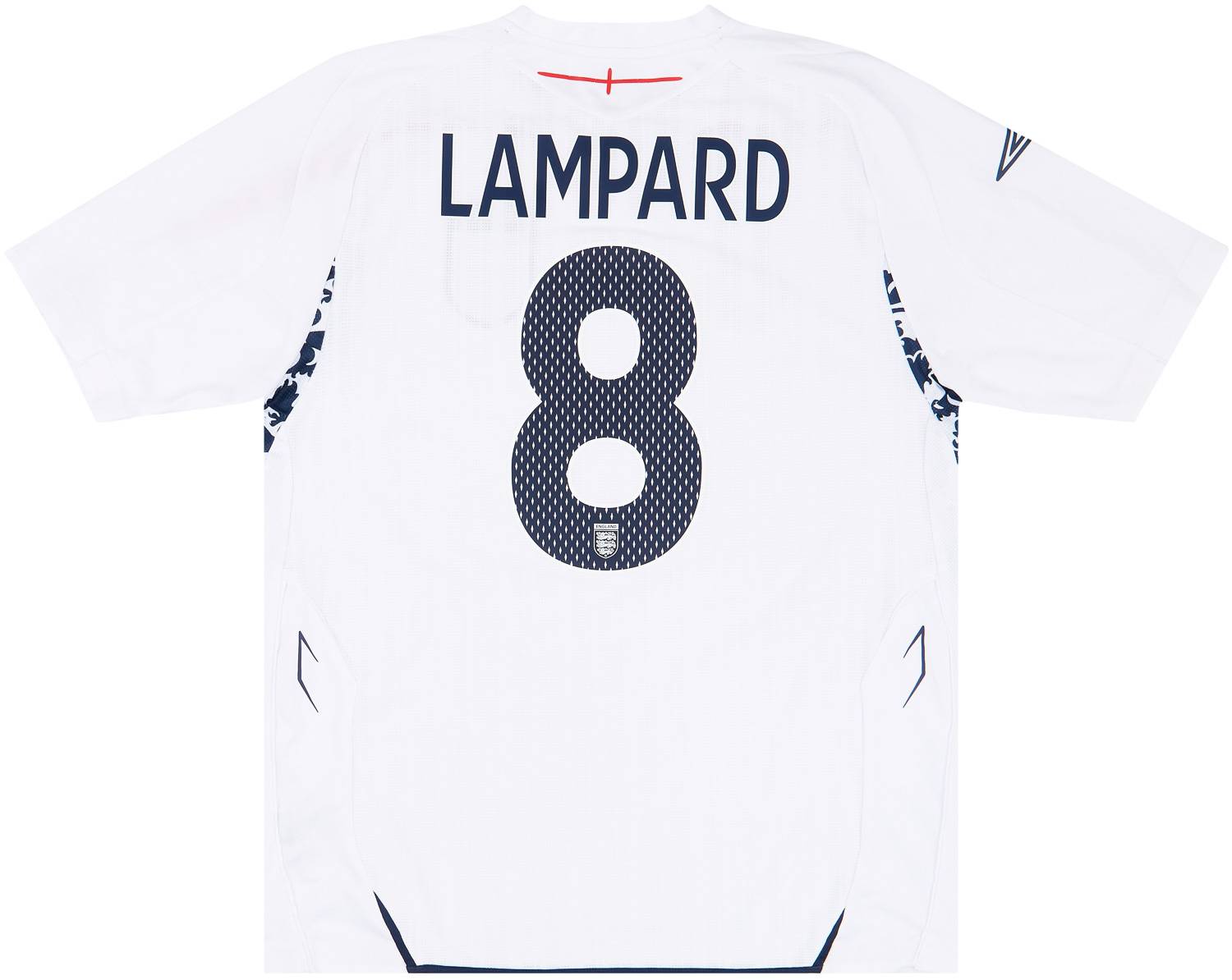 2007-09 England Home Shirt Lampard #8 - 9/10