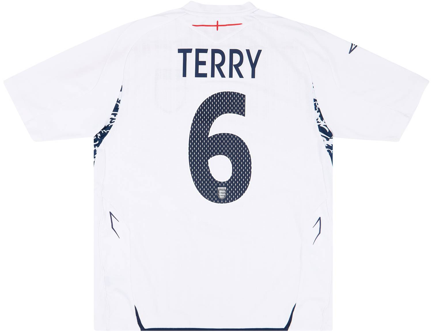 2007-09 England Home Shirt Terry #6 - 9/10
