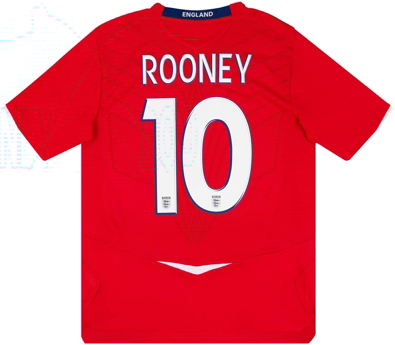 2008-10 England Away Shirt Rooney #10 - 9/10