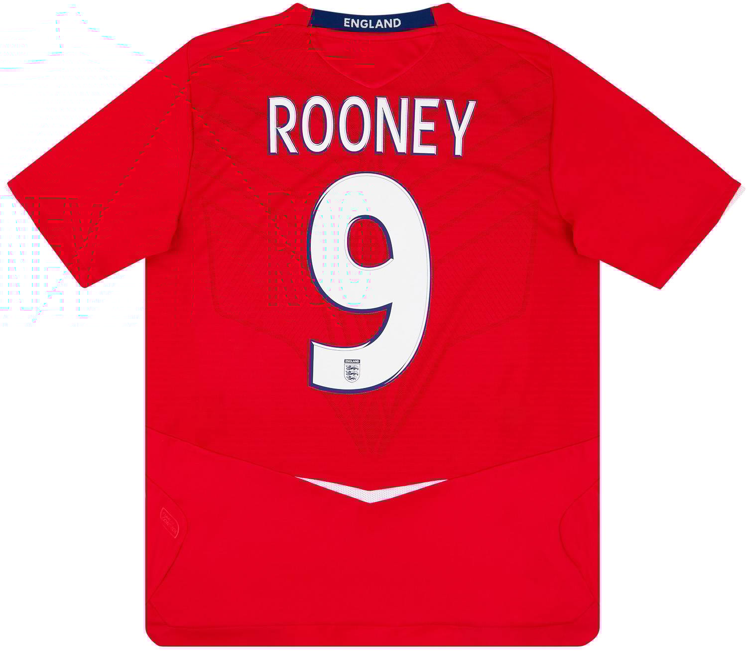 2008-10 England Away Shirt Rooney #9 - 8/10