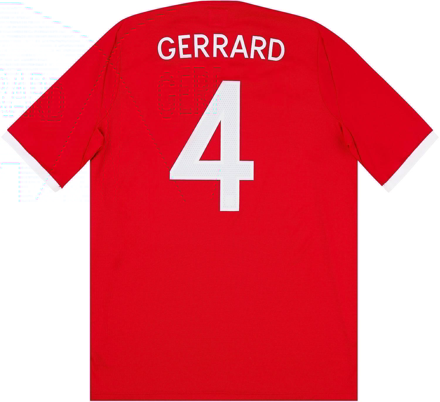 2010-11 England Away Shirt Gerrard #4 - 8/10 - (M)