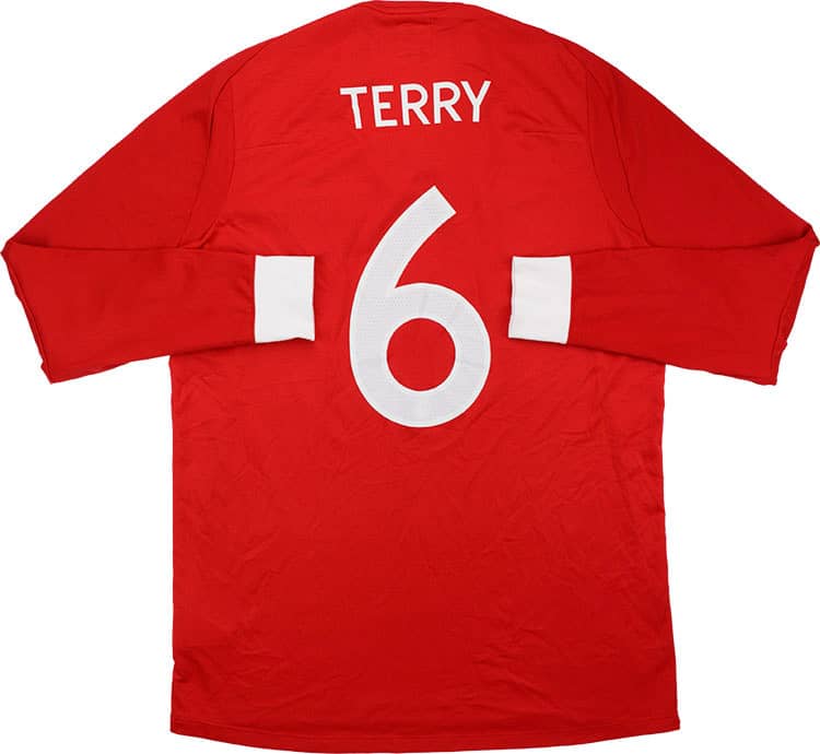 2010-11 England Away L/S Shirt Terry #6 - 6/10 - (M)